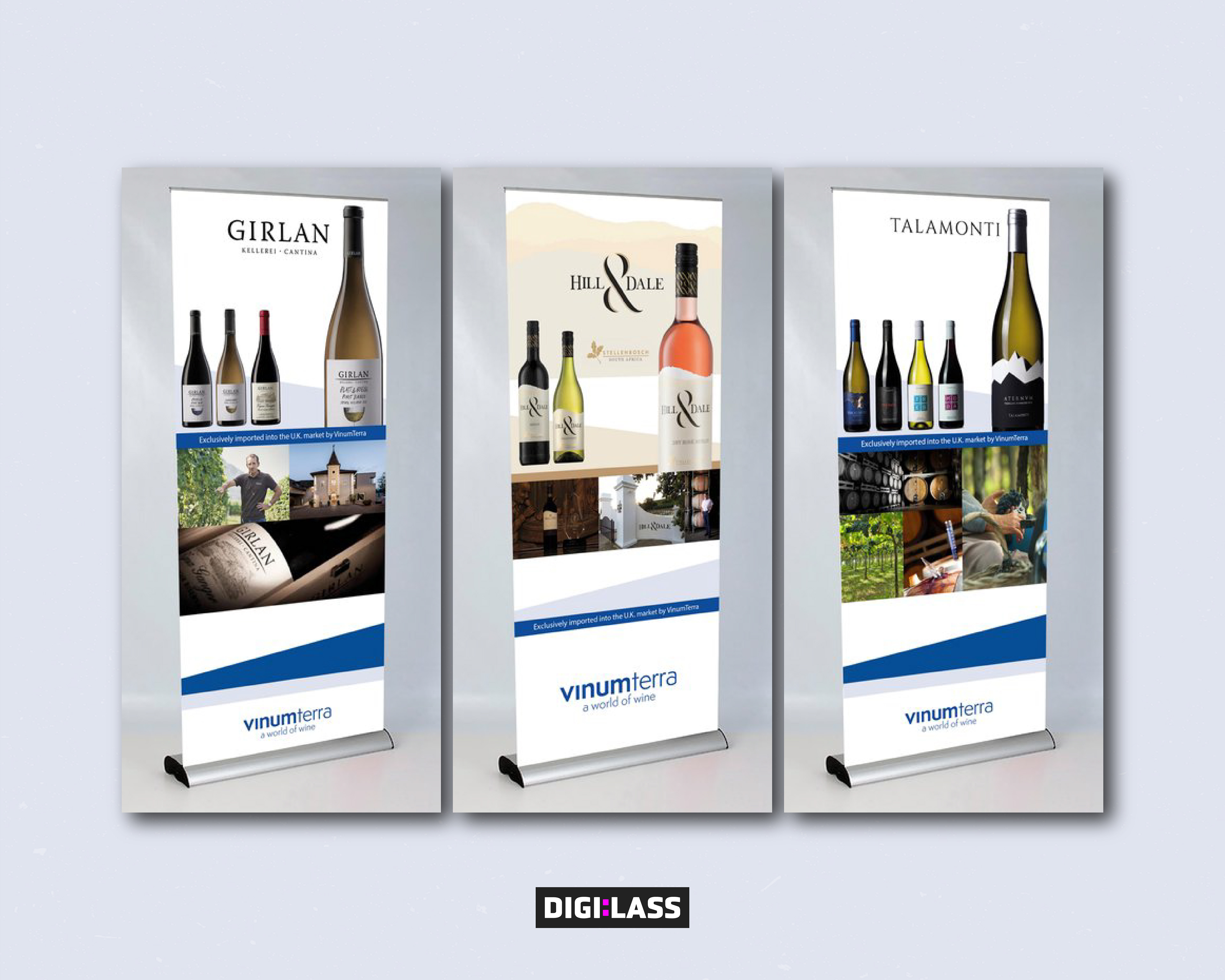 Pull up banners for Vinumterra