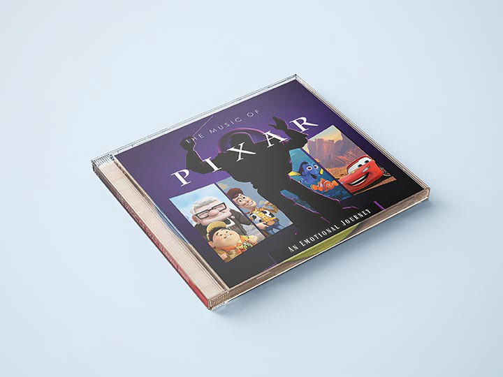Pixar Music CD Jewel Case Front