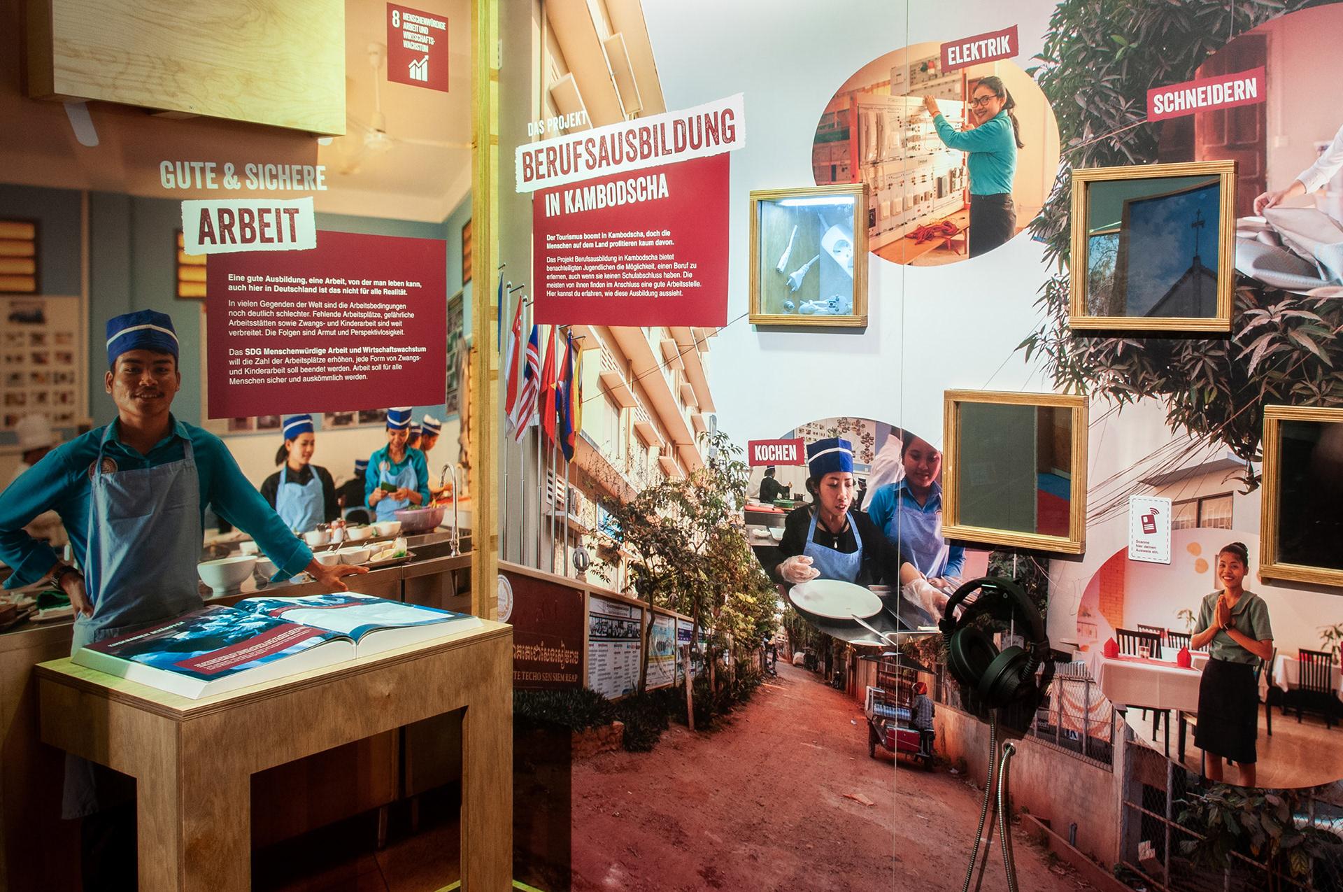 Max Glimm – Plan International – Ausstellungsgestaltung