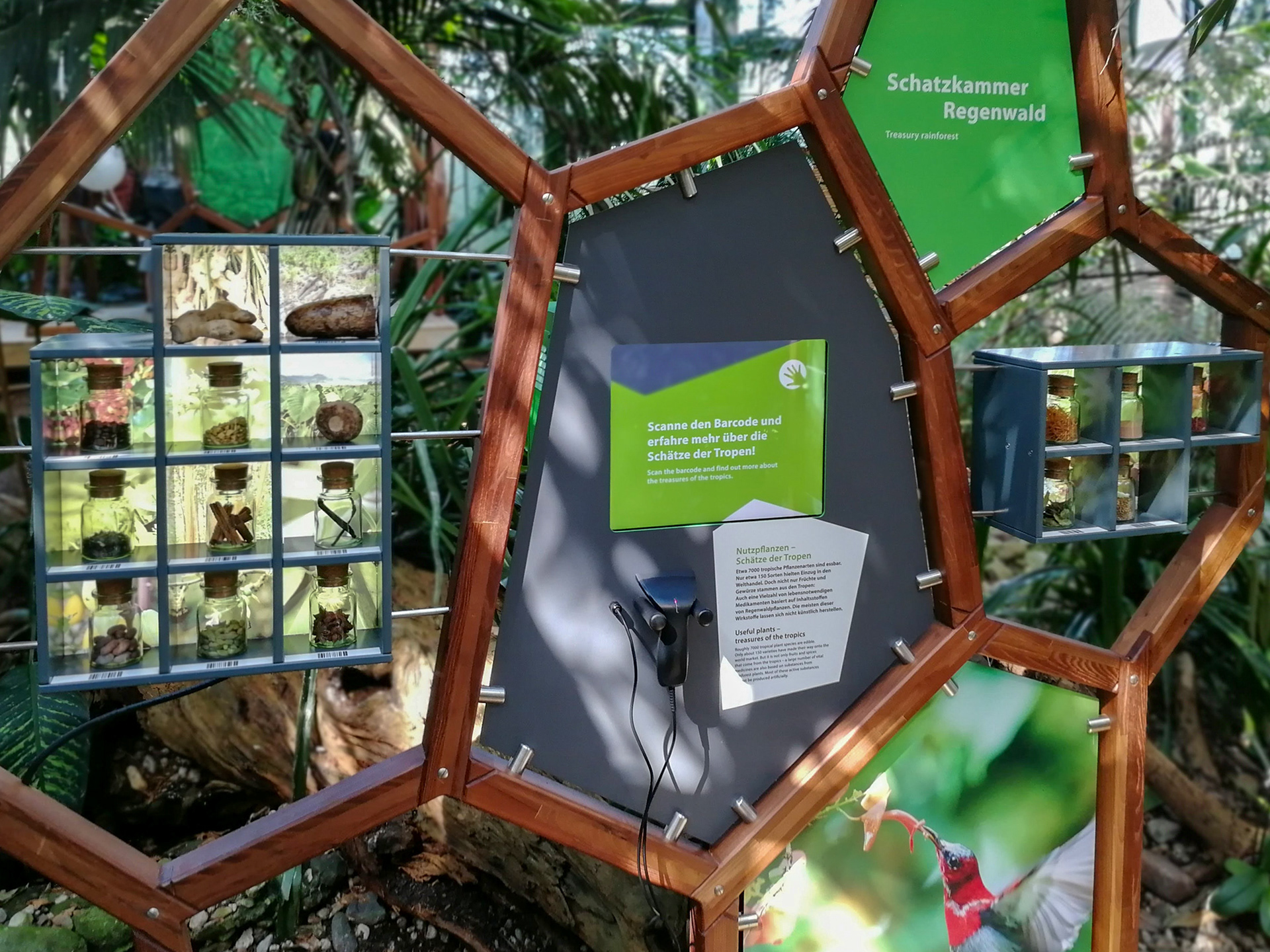 Max Glimm – Biosphäre Potsdam – inkteraktive Erlebnisausstellung