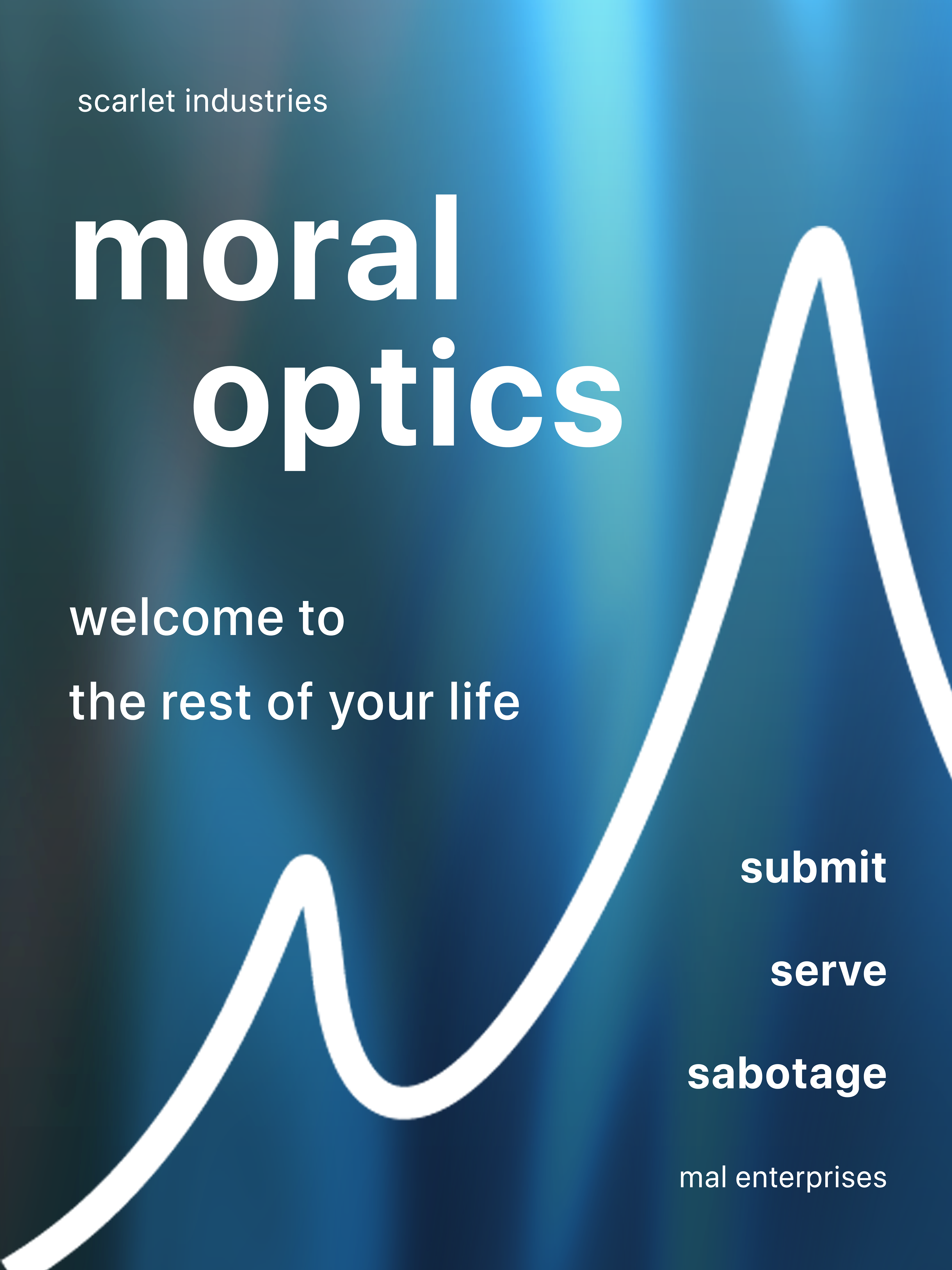 Moral Optics Game Flyer
