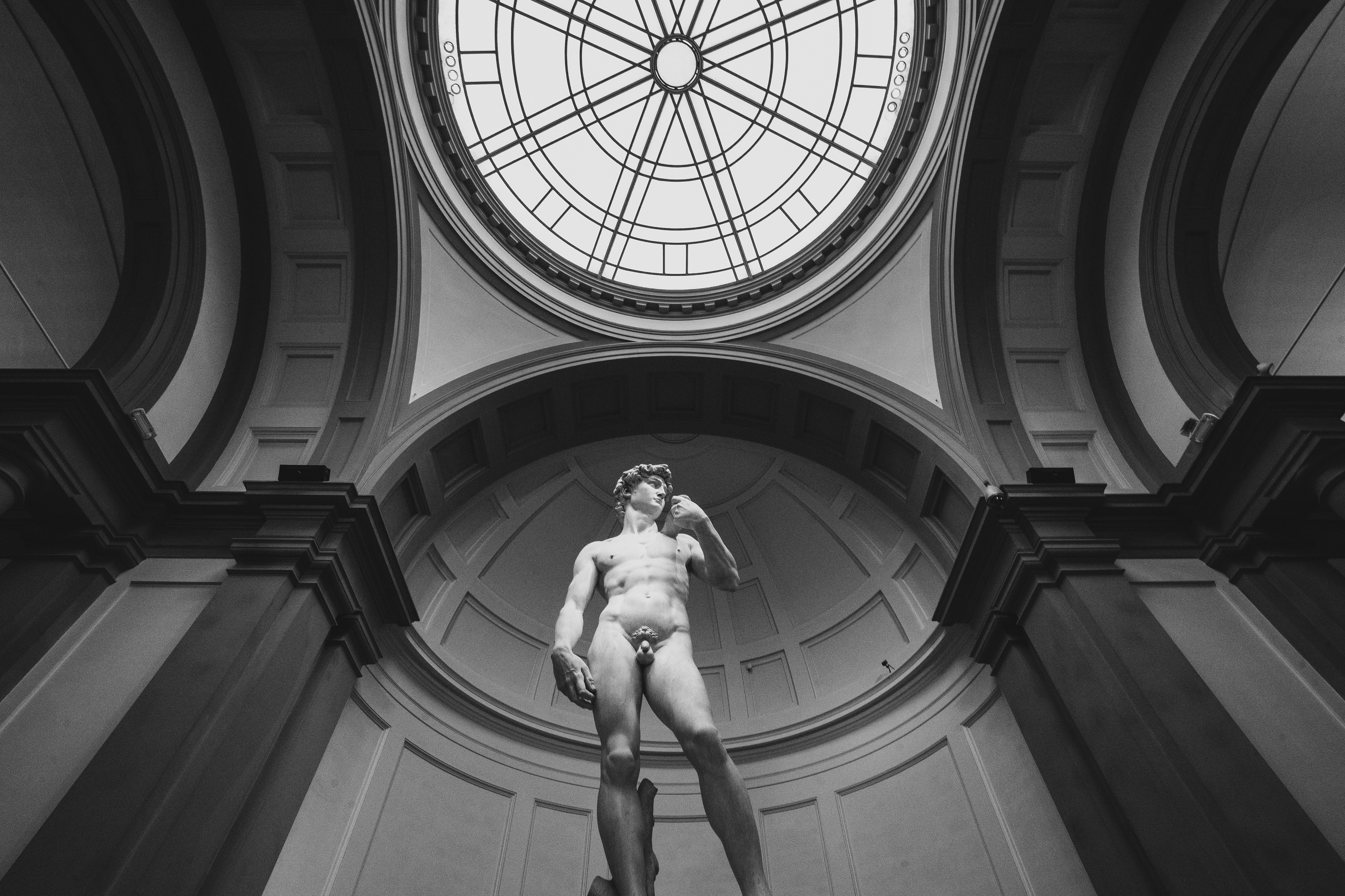 Michelangelo's David, Carrara Marble, 1501-1504, Galleria dell'Academia, Florence, Italy.