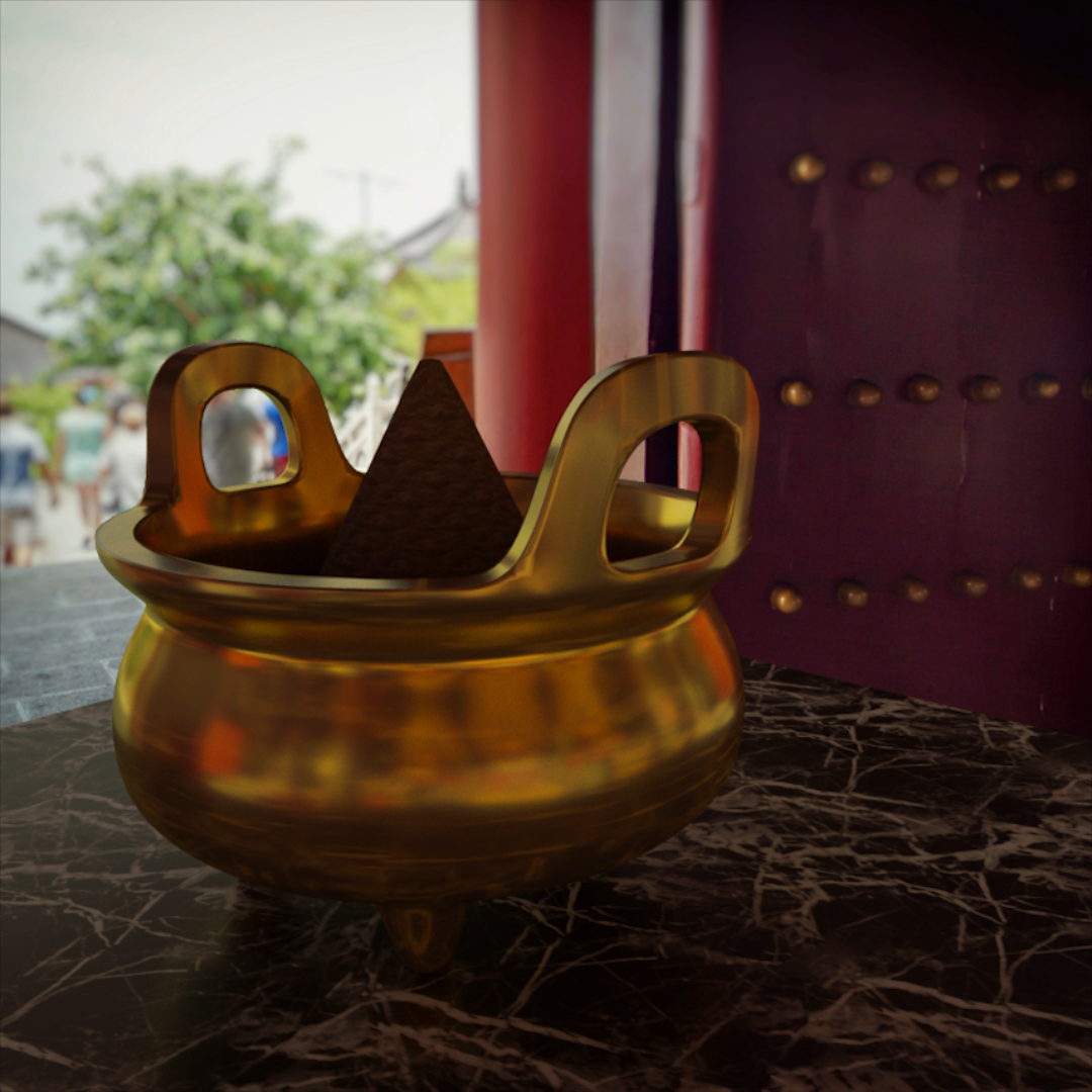 Incense pot