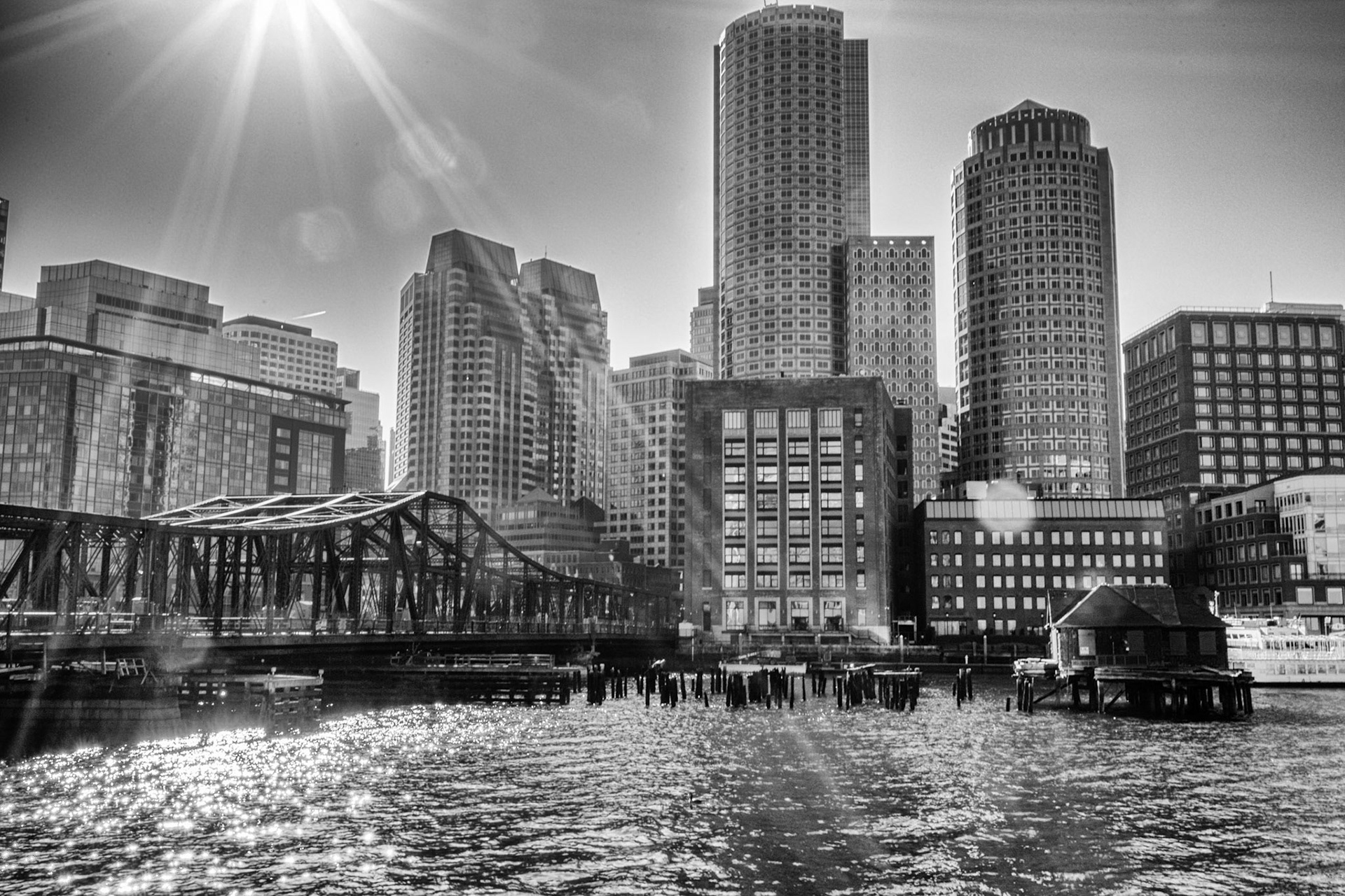 Some day we will go back to the light (Old Northern Avenue Bridge, Boston)