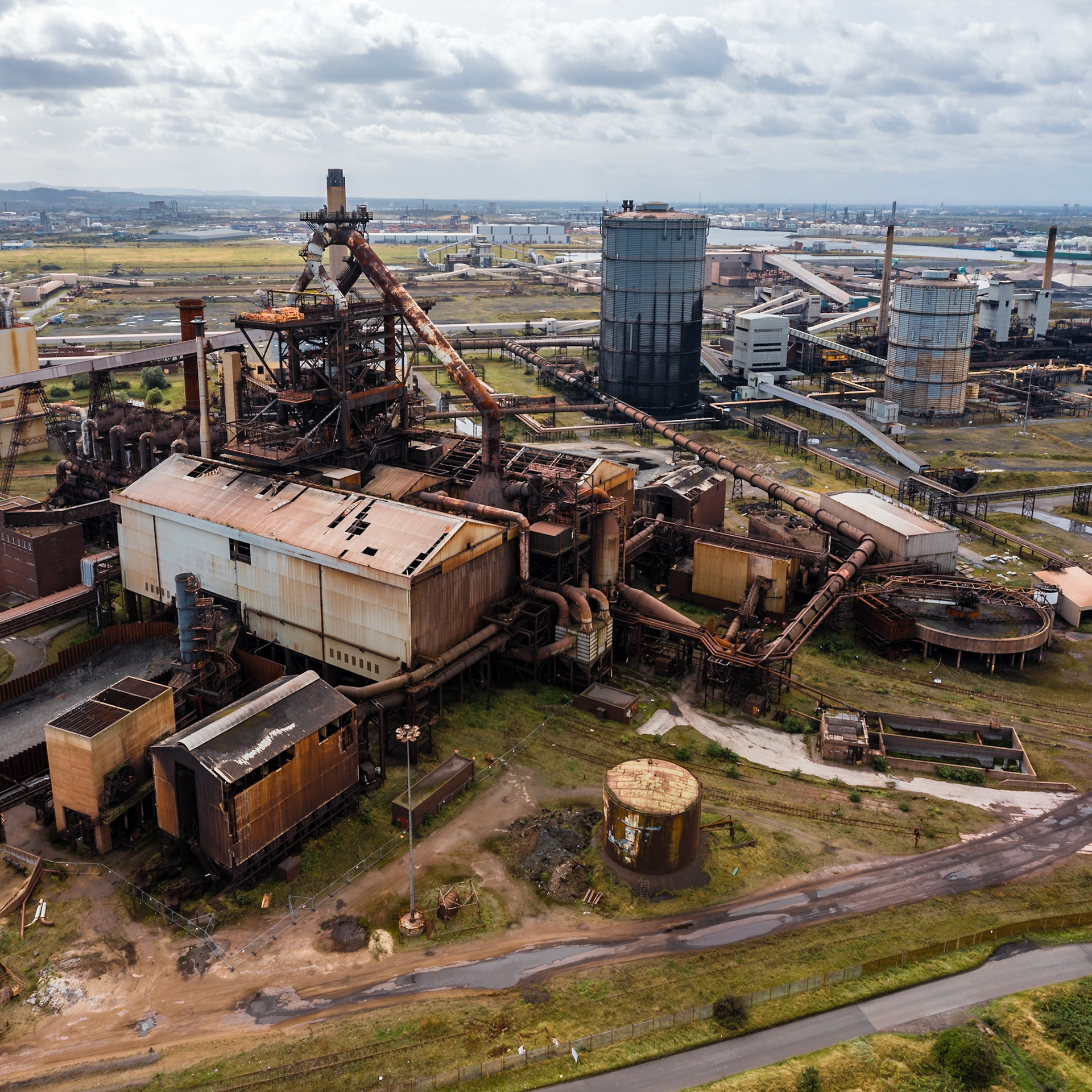 Redcar Steelworks after its closure