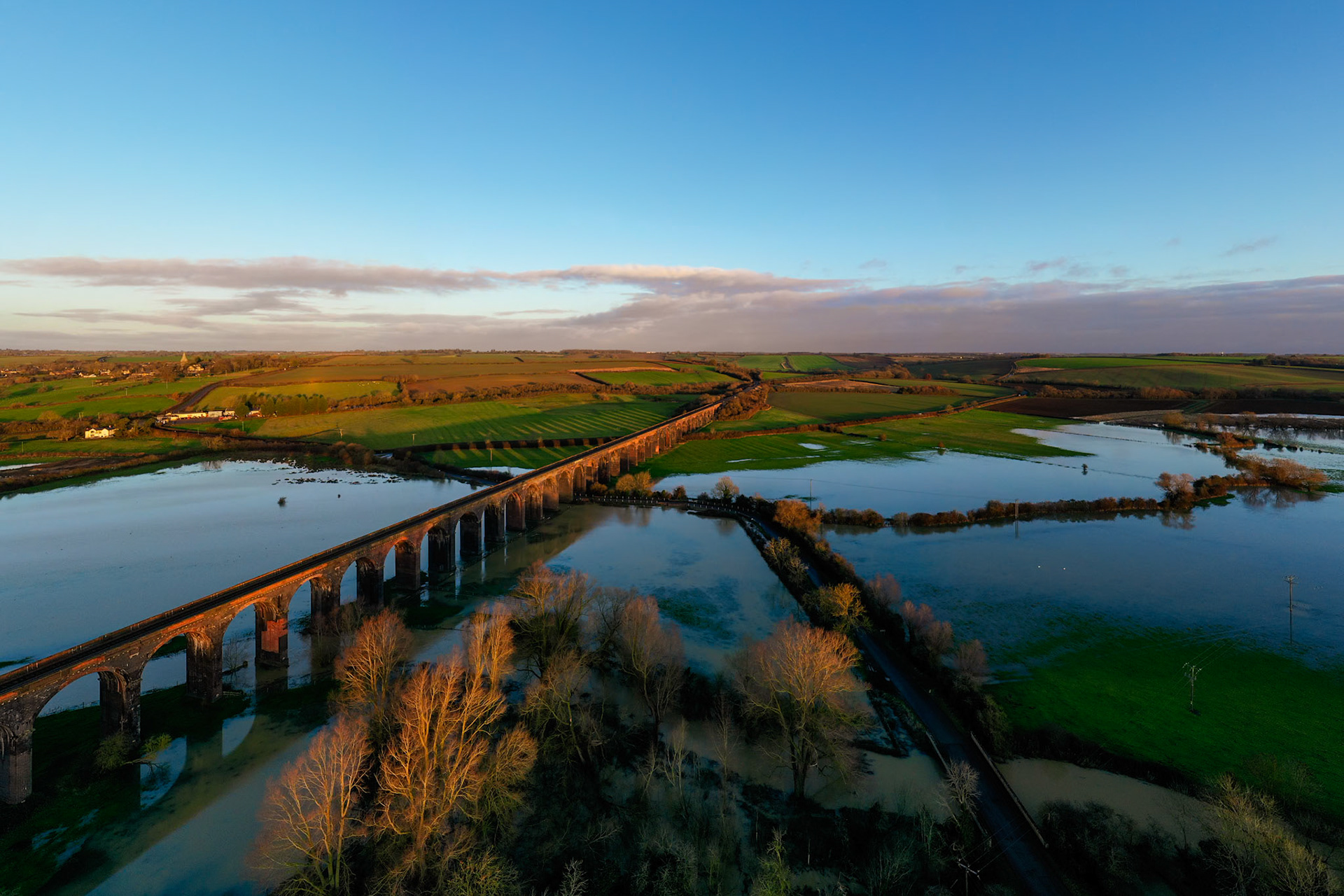 Seaton Meadows Flood from Harringworth