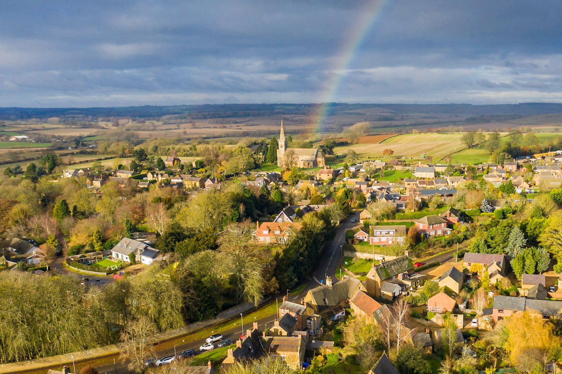 All Saint's and the Rainbow