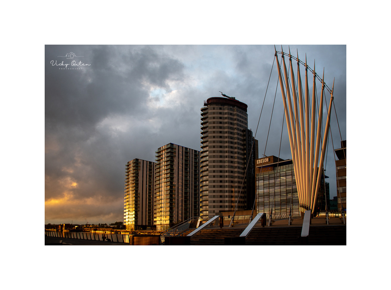 Sunset Salford Quays #7935 