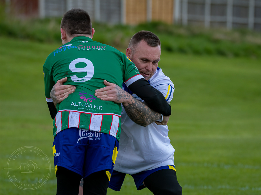 Warrington warming up