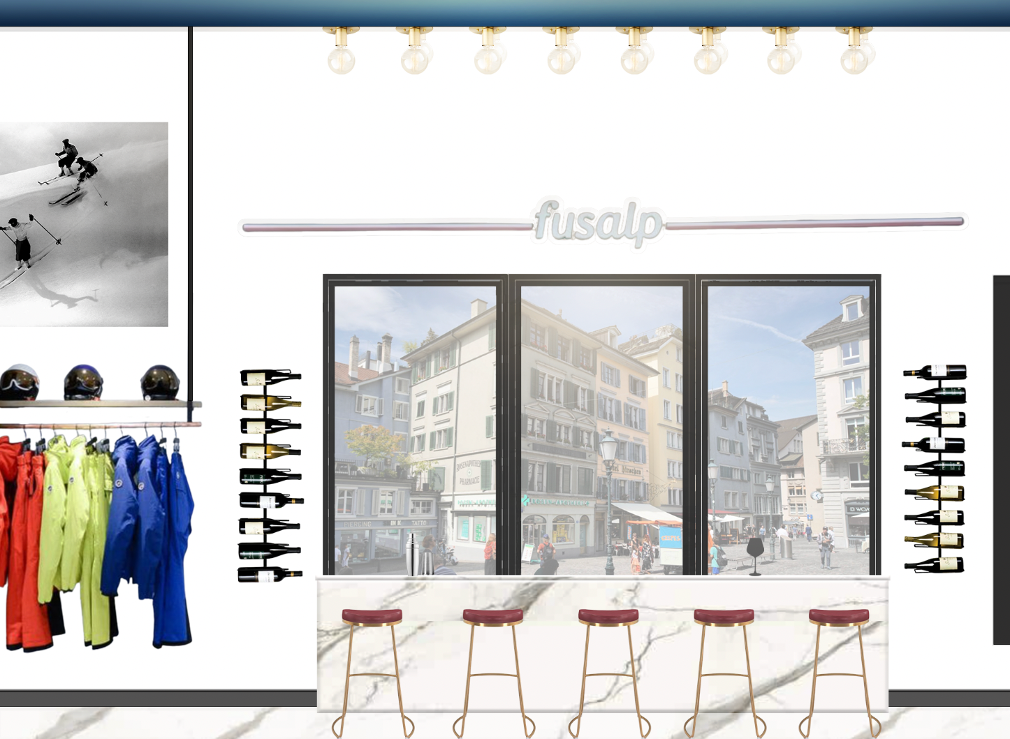 Bar Elevation - Photoshop