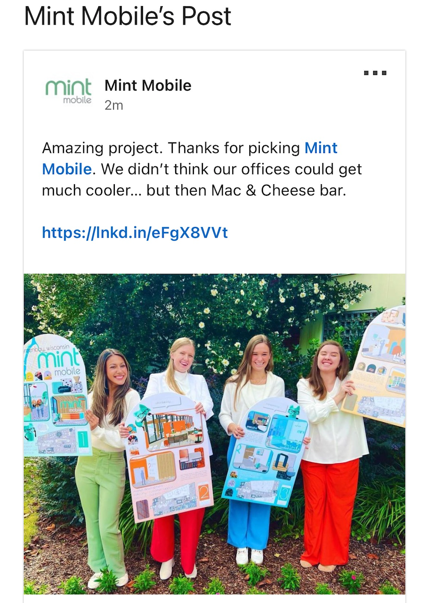 Molly Mint Mobile, Commercial Design