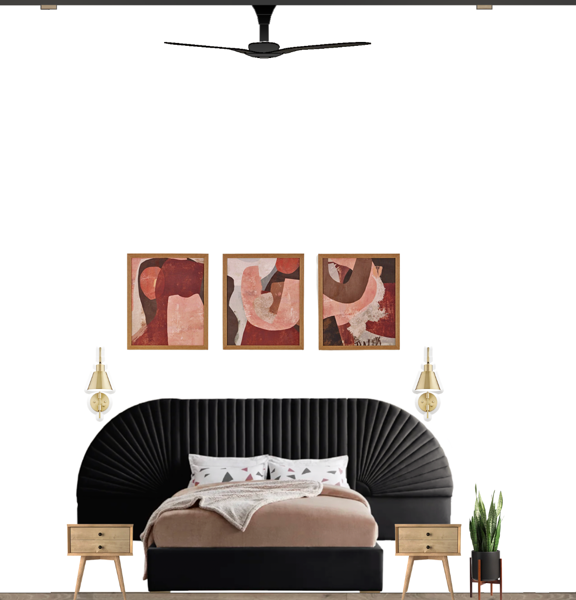 Bedroom Elevation - Photoshop