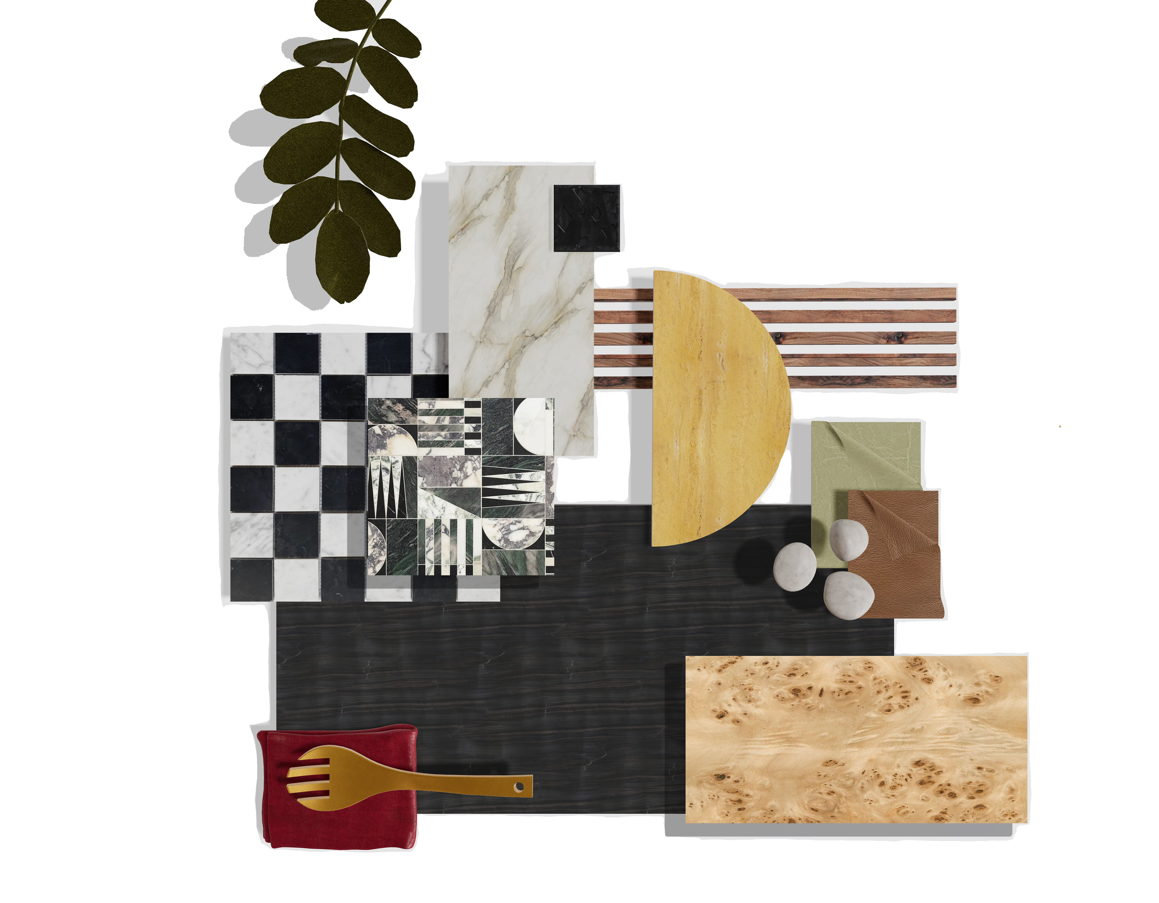 Public space finish selections
