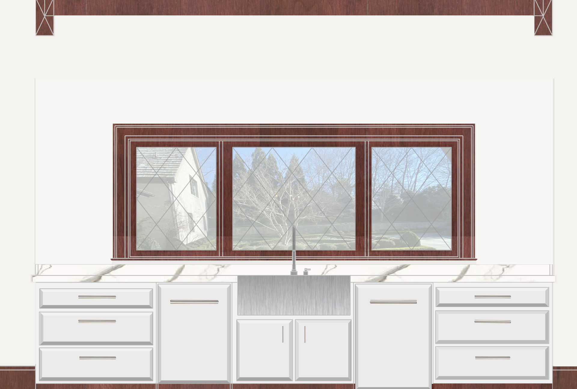 Kitchen elevation - photoshop