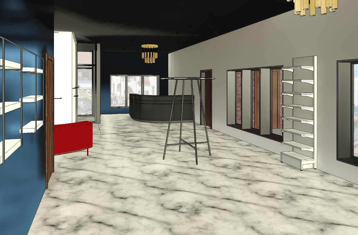 Retail Rendering - Revit