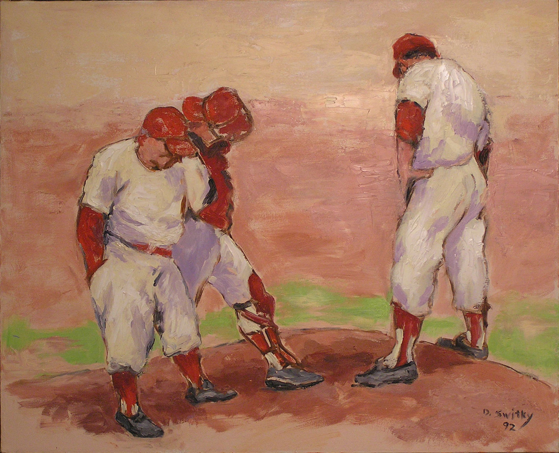 On the Mound | Acrylic on canvas | 24x30"