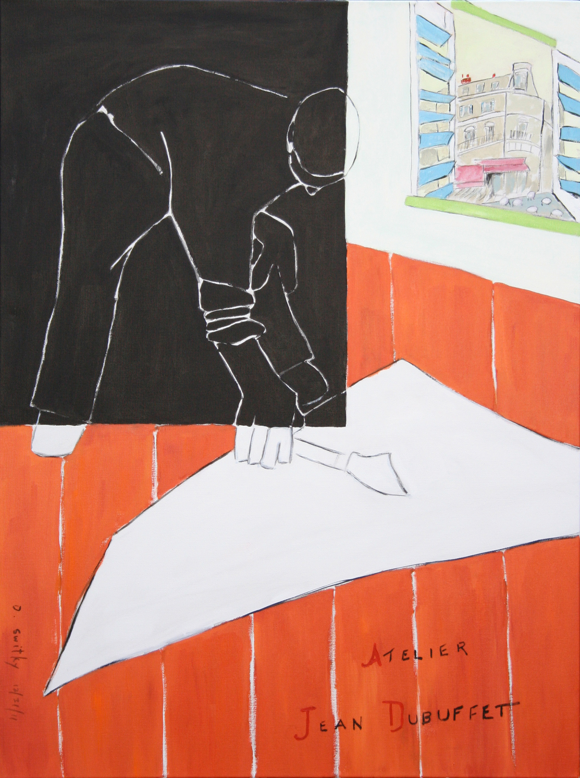 Atelier Jean Dubuffet No. 2 | Acrylic on canvas | 40x30"
