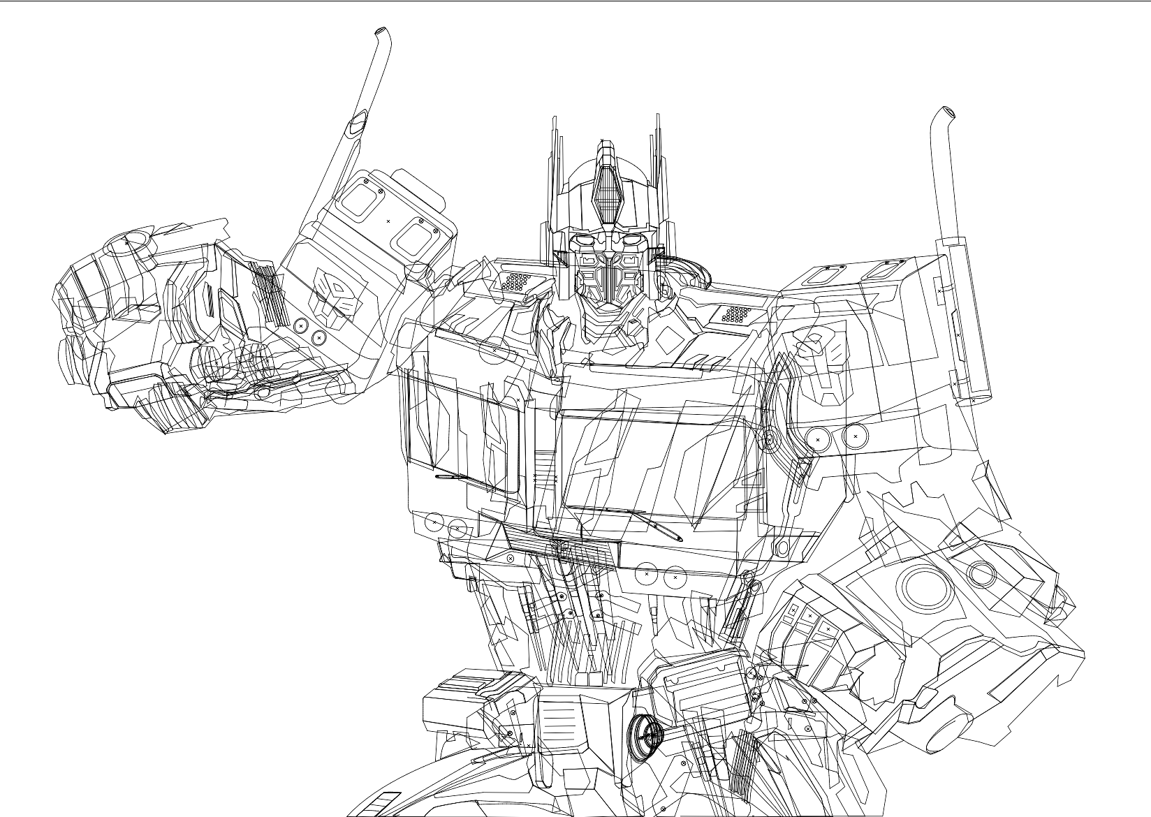 Optimus Prime (Illustrator Outline)