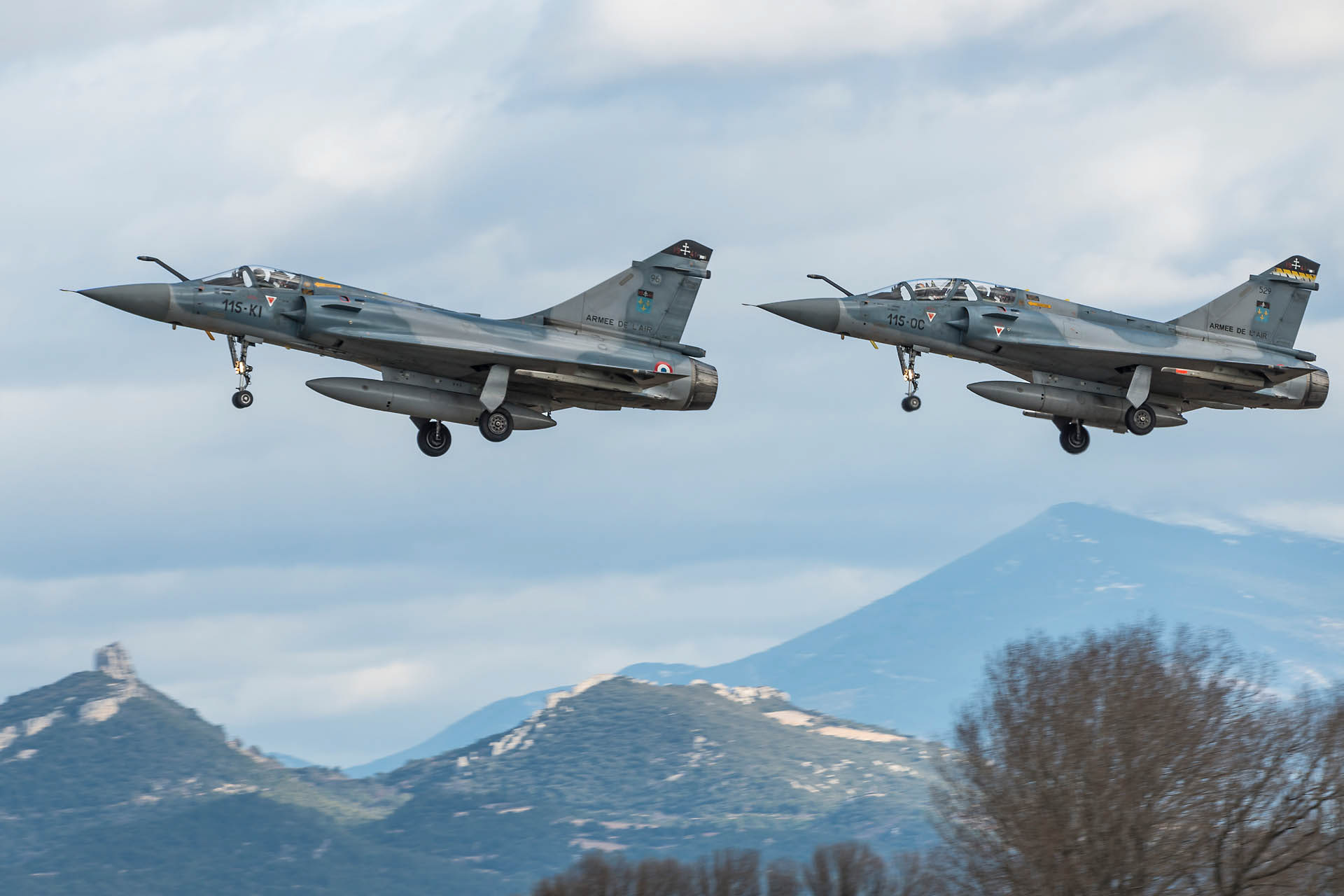 Dassault Mirages 2000C et B