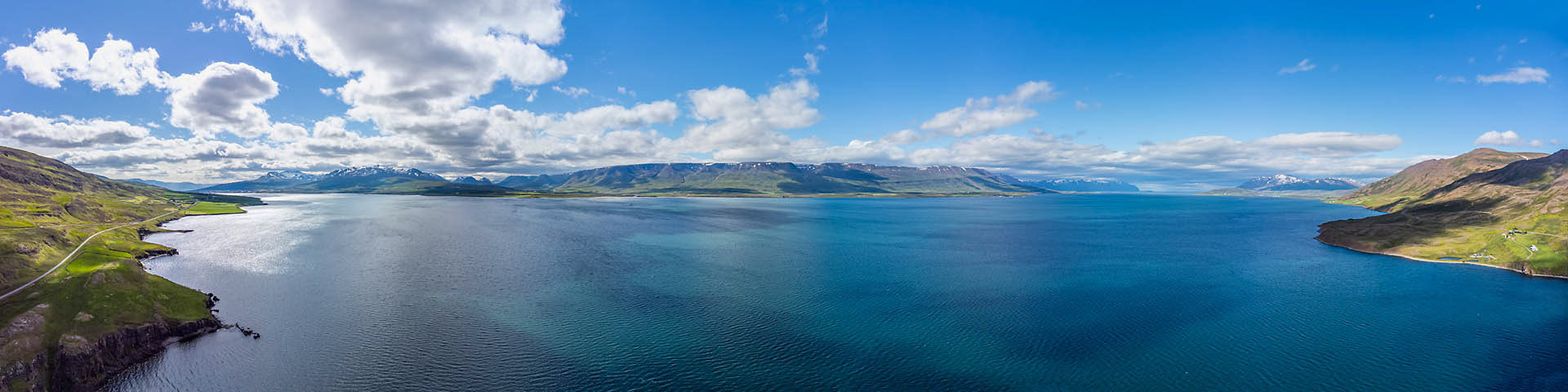 Fjörd Eyjafjördur (Islande)