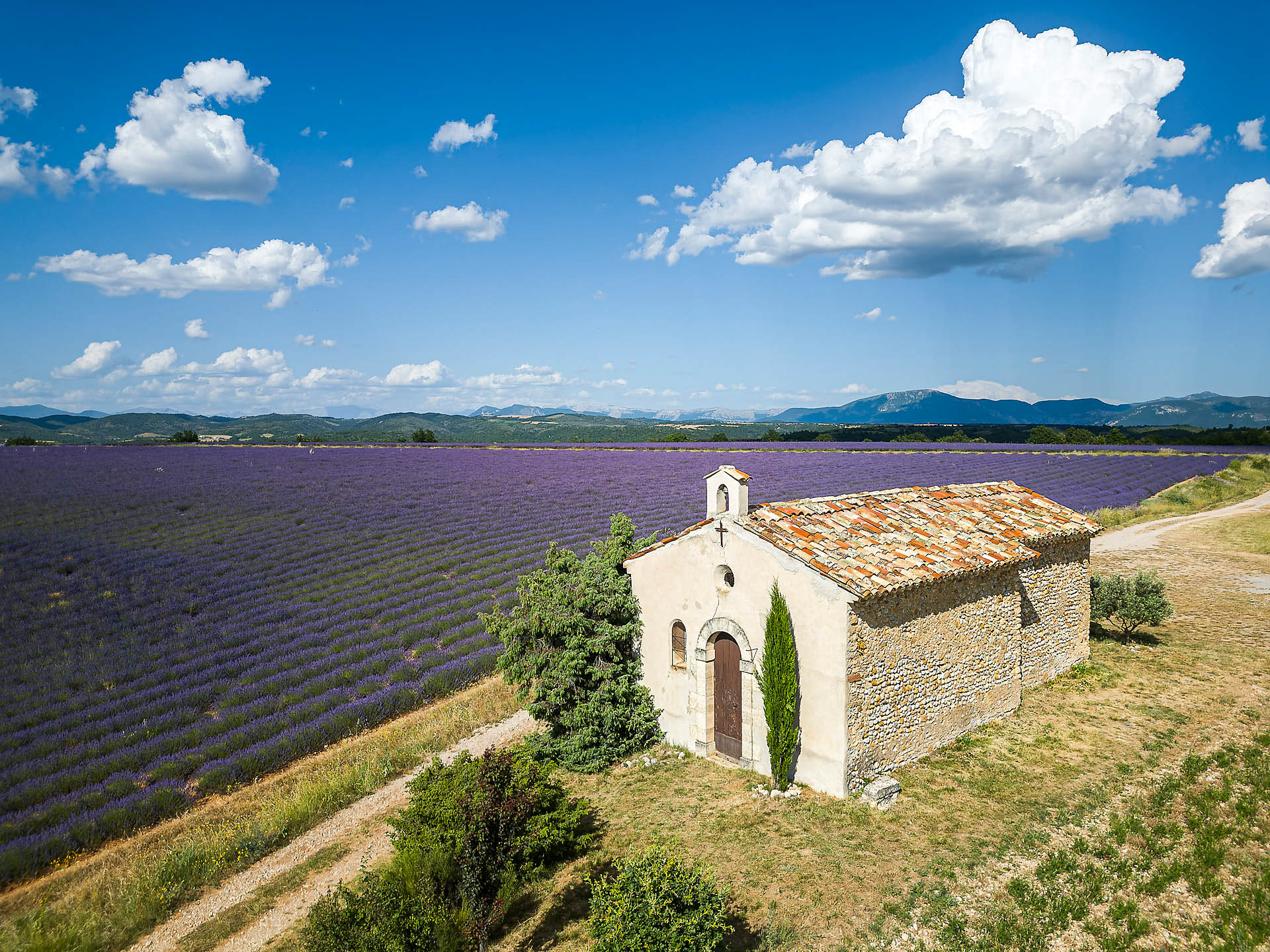 Chapelle Notre dame de santé, Entrevennes (Alpes de haute Provence, France)