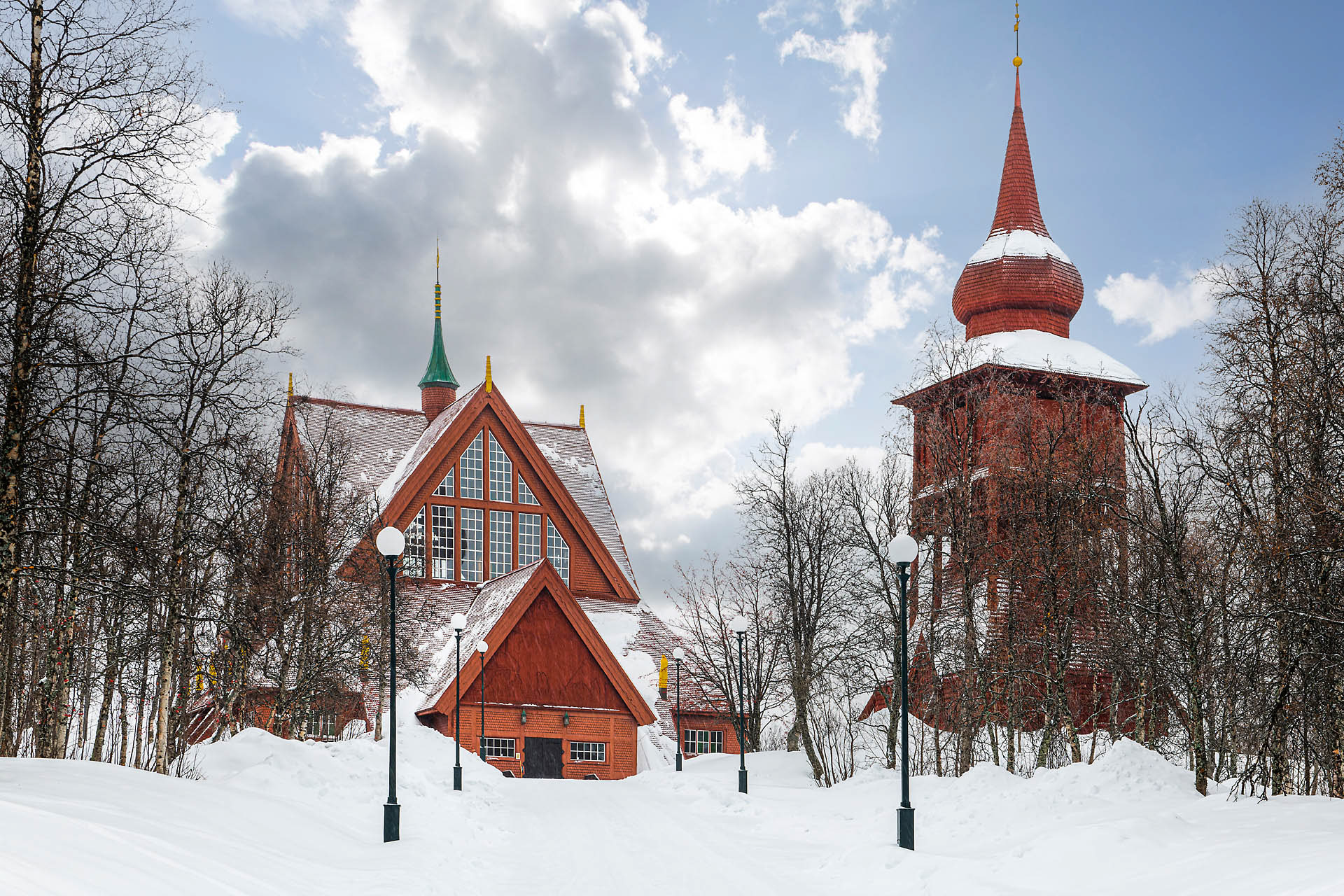 Eglise évangélique-luthérienne de Kiruna (Laponie Suédoise)