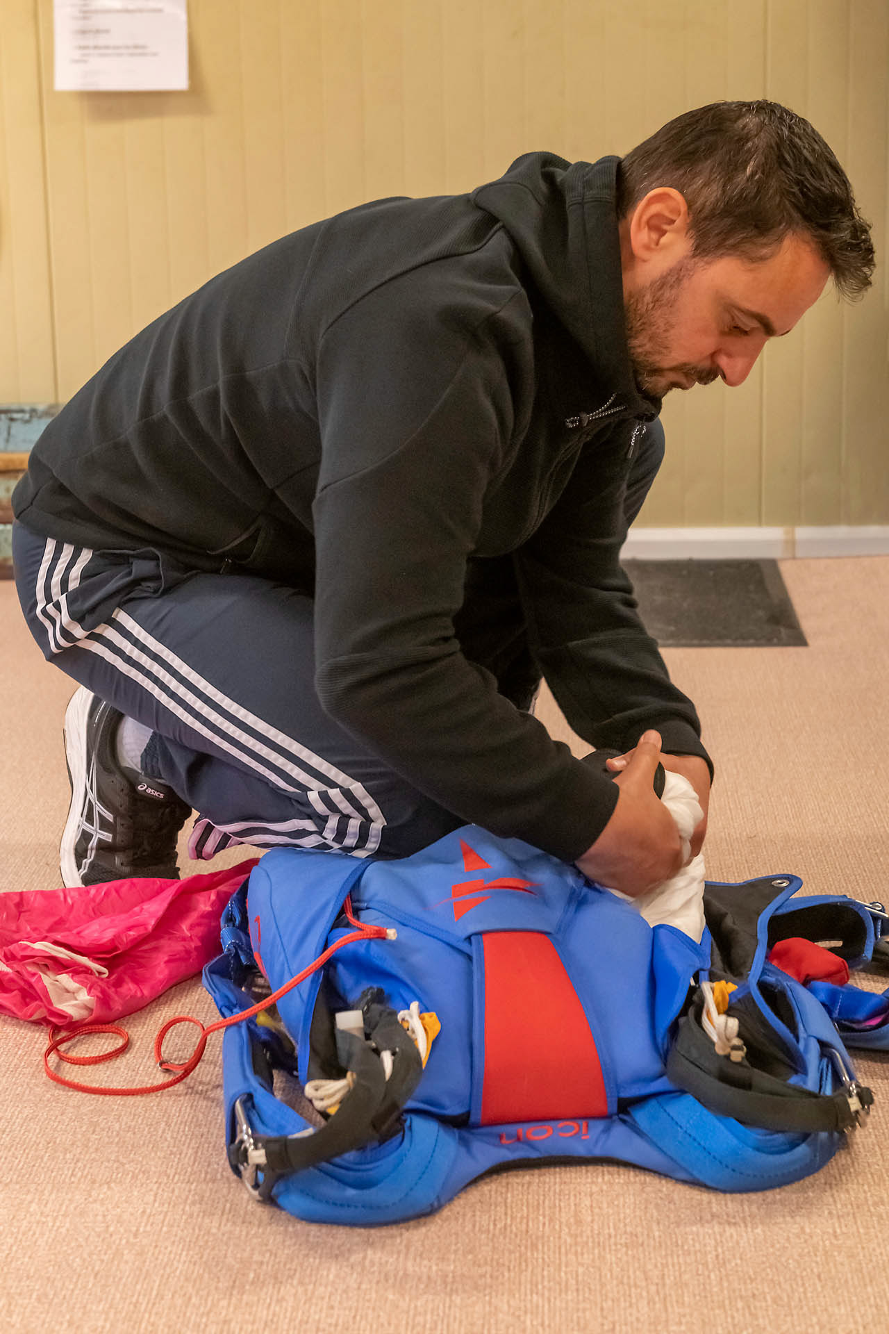 Pliage parachute