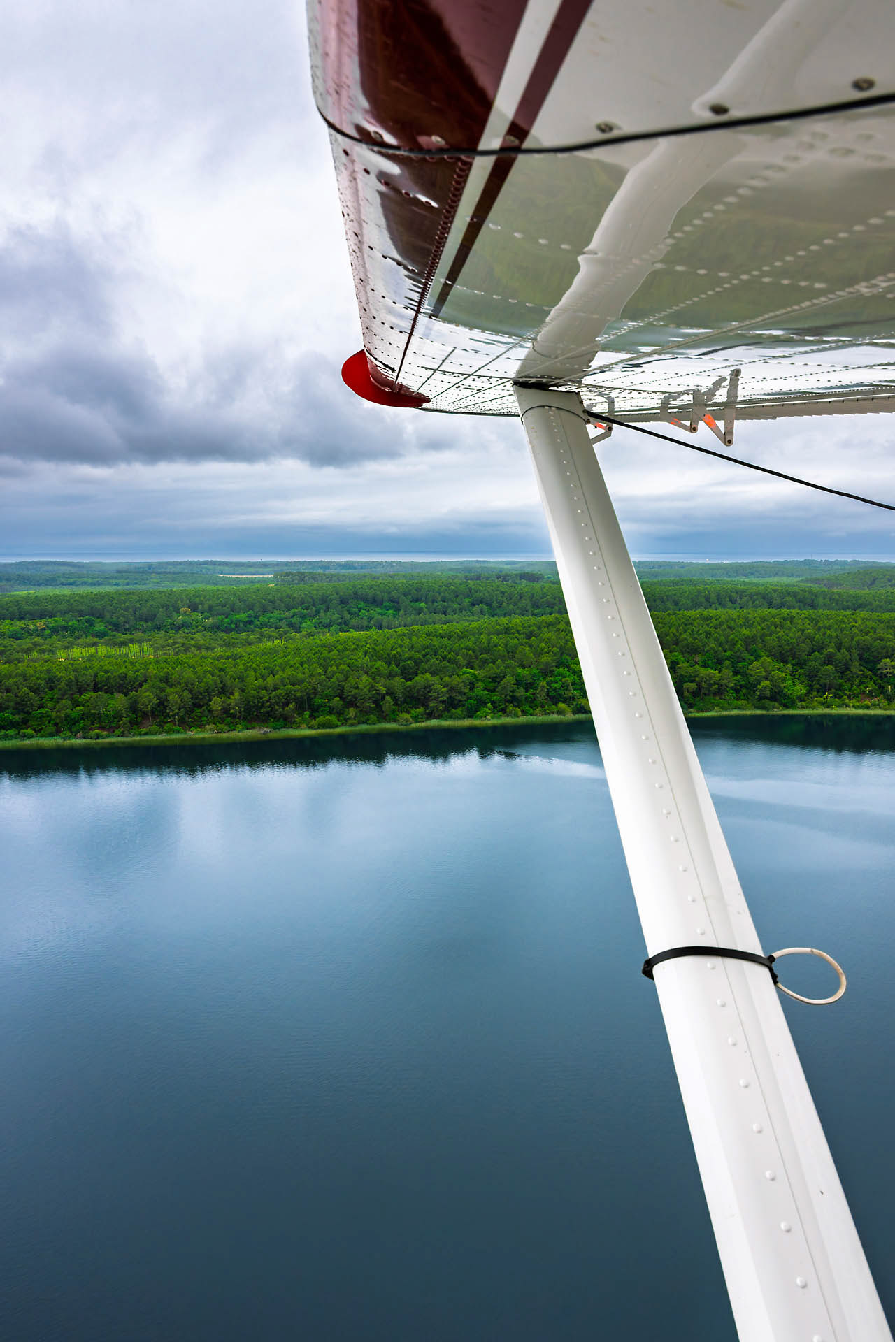 Le lac, la forêt et l'océan Atlantique