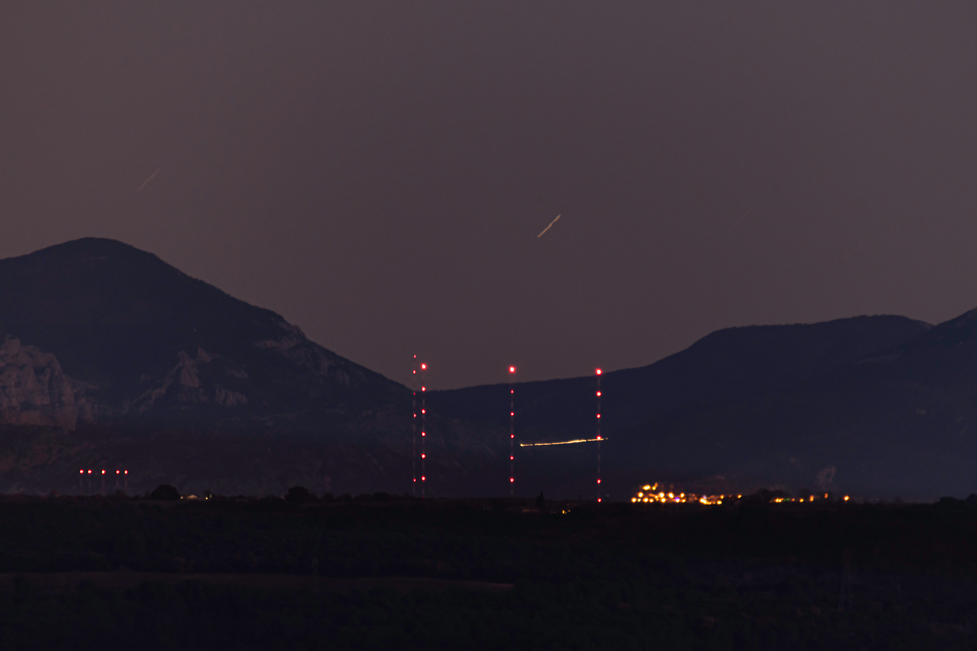 Antennes de Roumoules, plateau de Valensole (France)