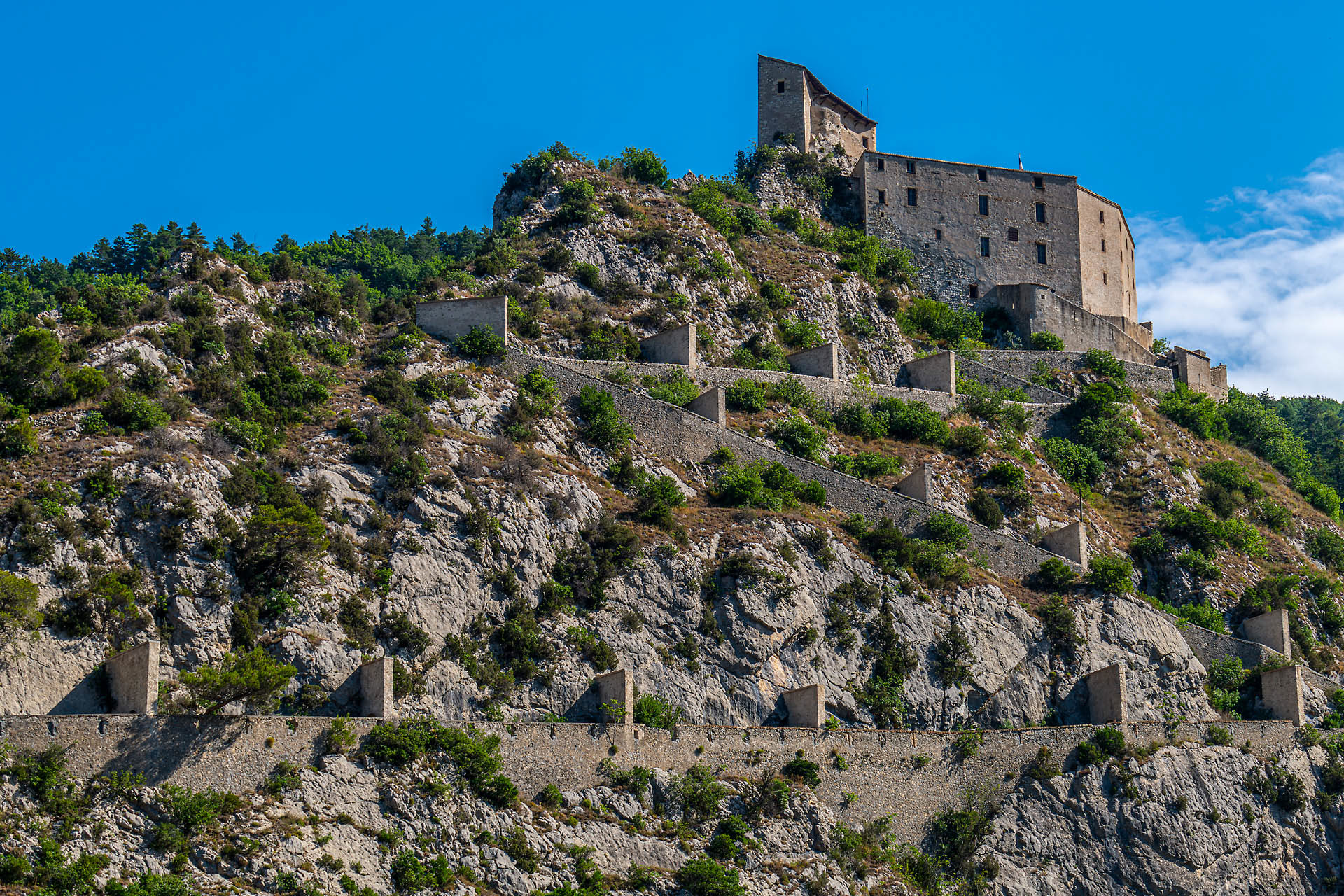Château d'Entrevaux (Alpes de haute Provence, France)