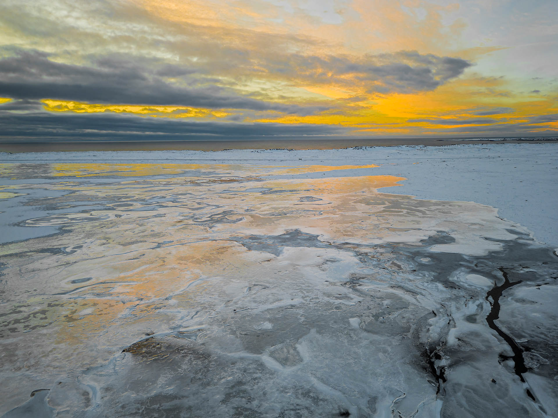 Embouchure du fleuve Ölfusa