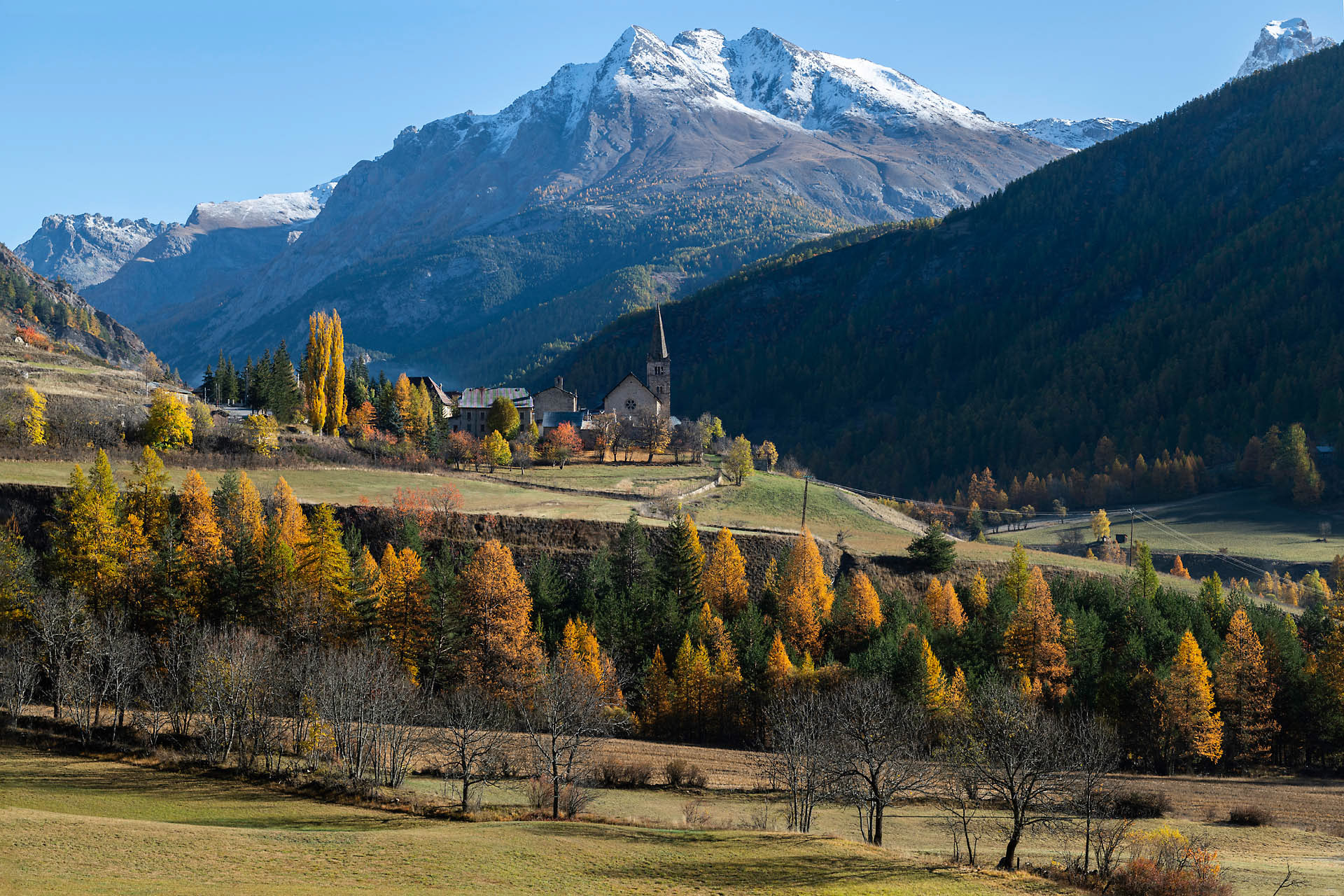 Saint Paul sur Ubaye, sur la route du Coulet de Sérenne
