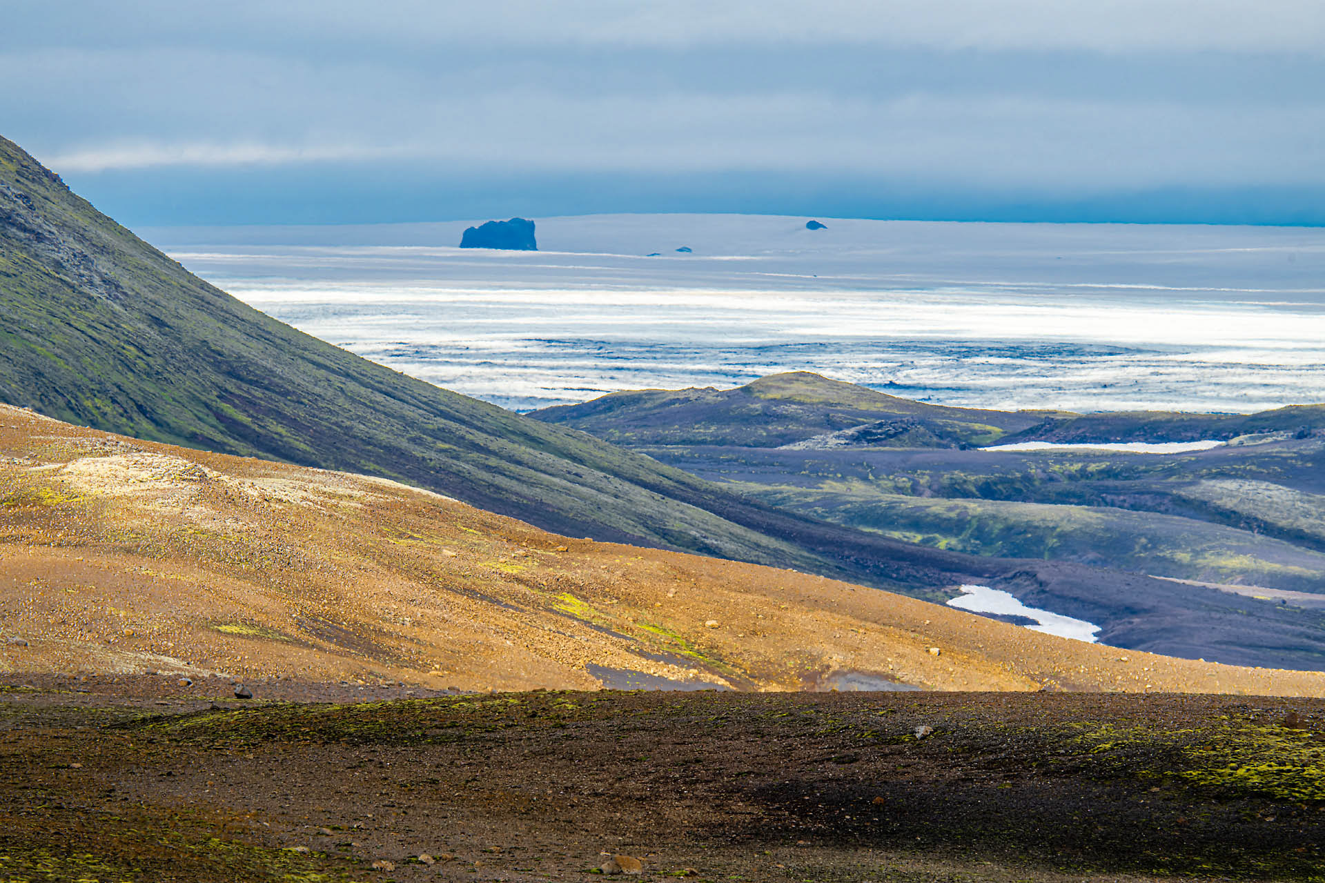 Glacier Vatnajökull (plus grand de la plaque Européenne)