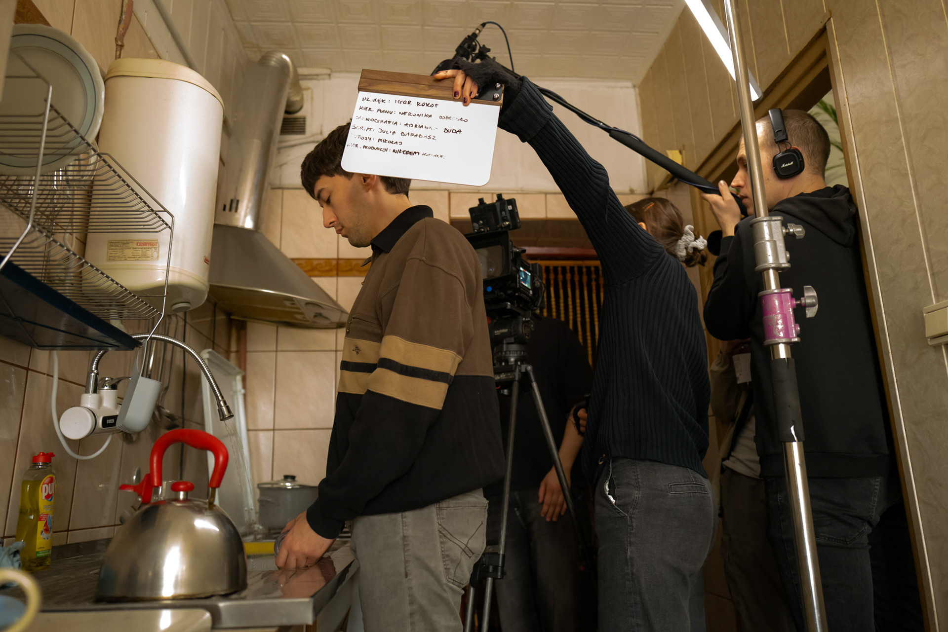 Fotosy z planu filmu "Korzenie" reż. Piotr Igor Pawlak