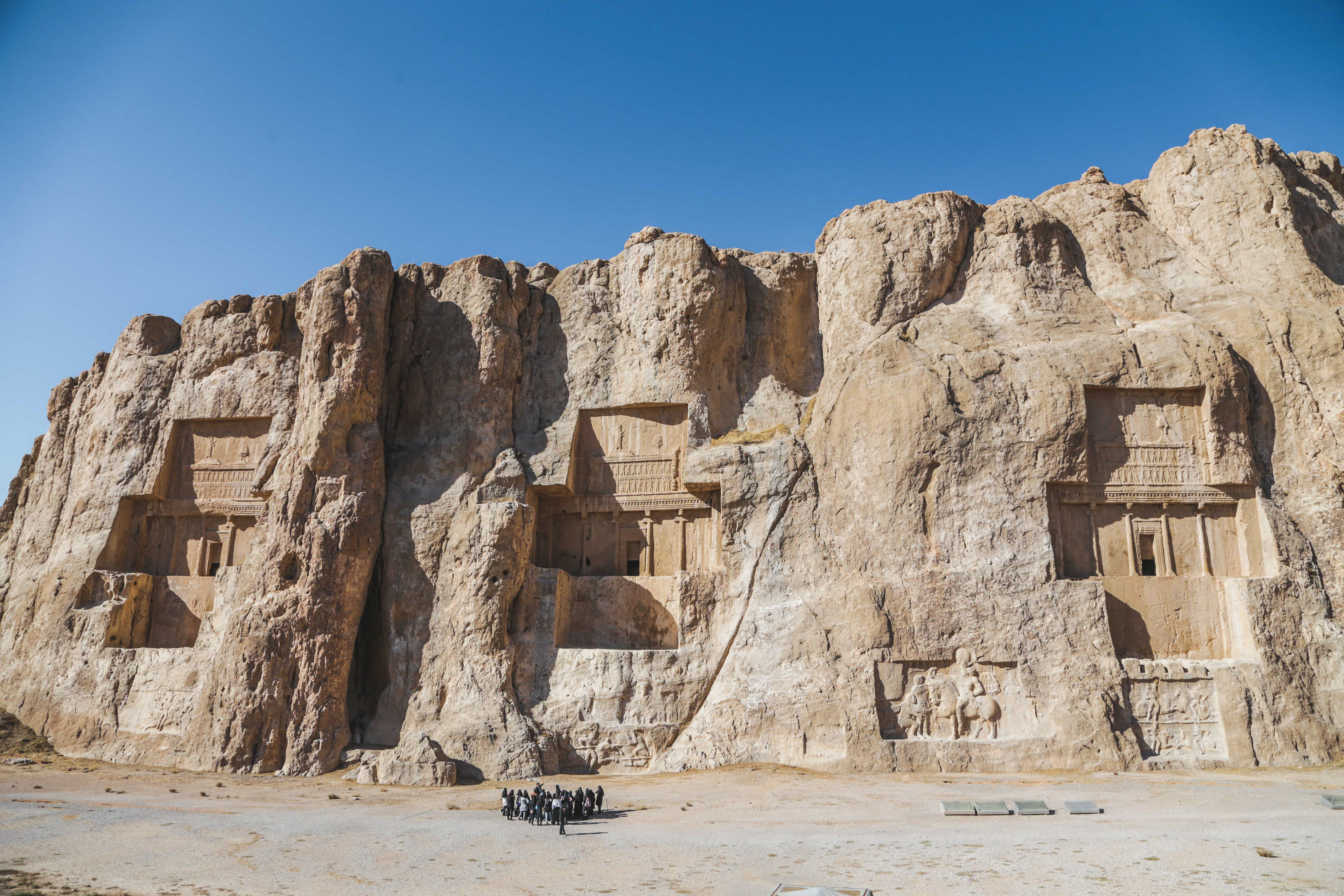 Necropolis in Persepolis Iran