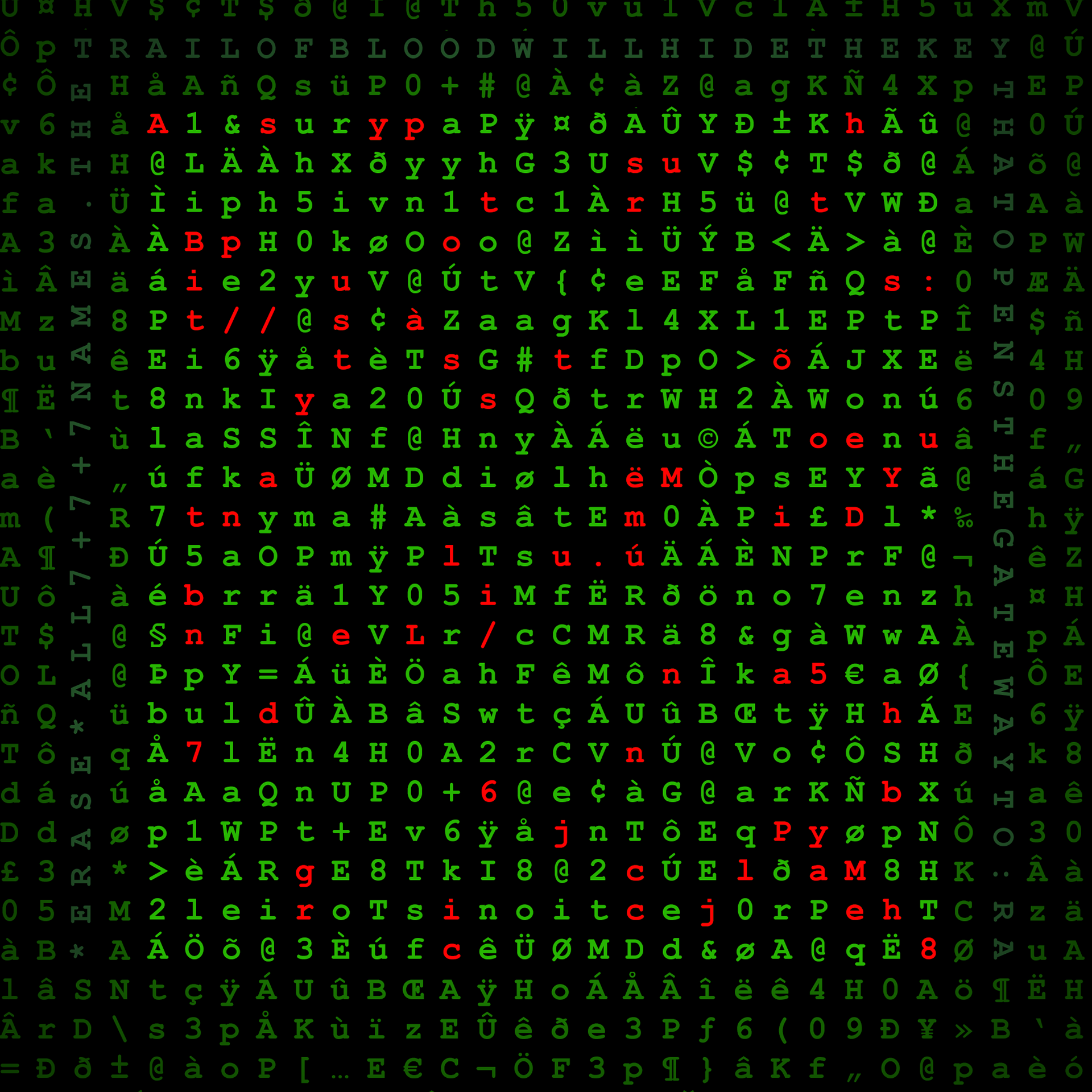Players must cross out 21 names that were accumulated throughout the previous Keys.
