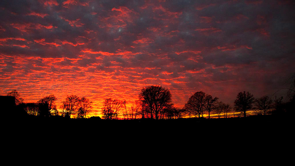 Sinningen - Sonnenuntergang