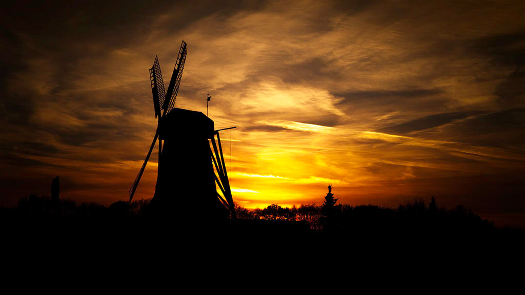 Sinningen - Mühle - Sonnenuntergang