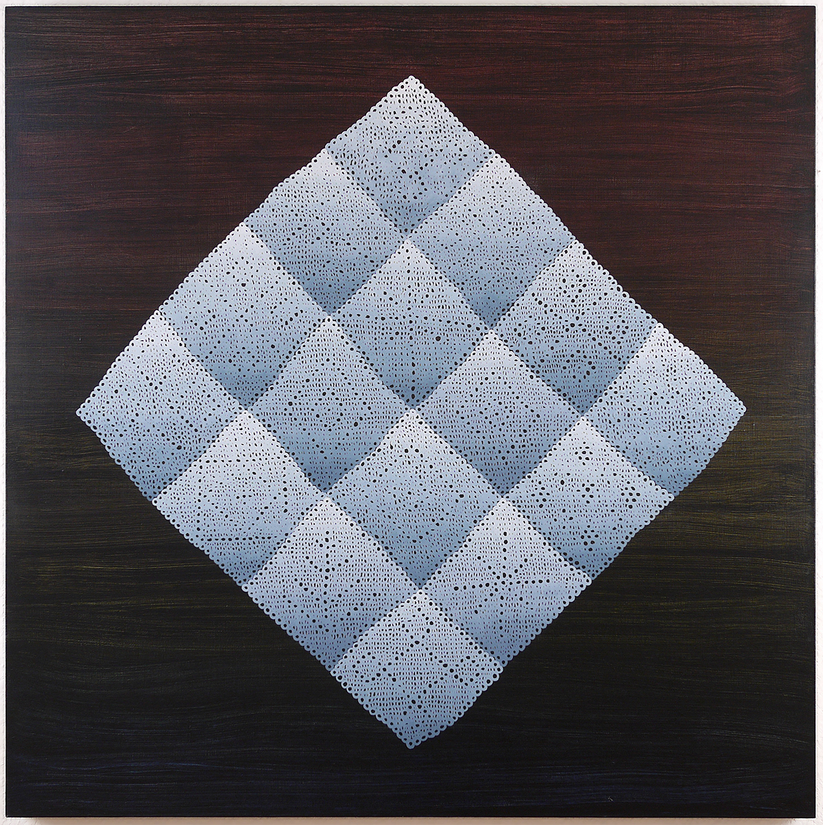 Afghan, 2017, 48 x 48 inches, oil on linen