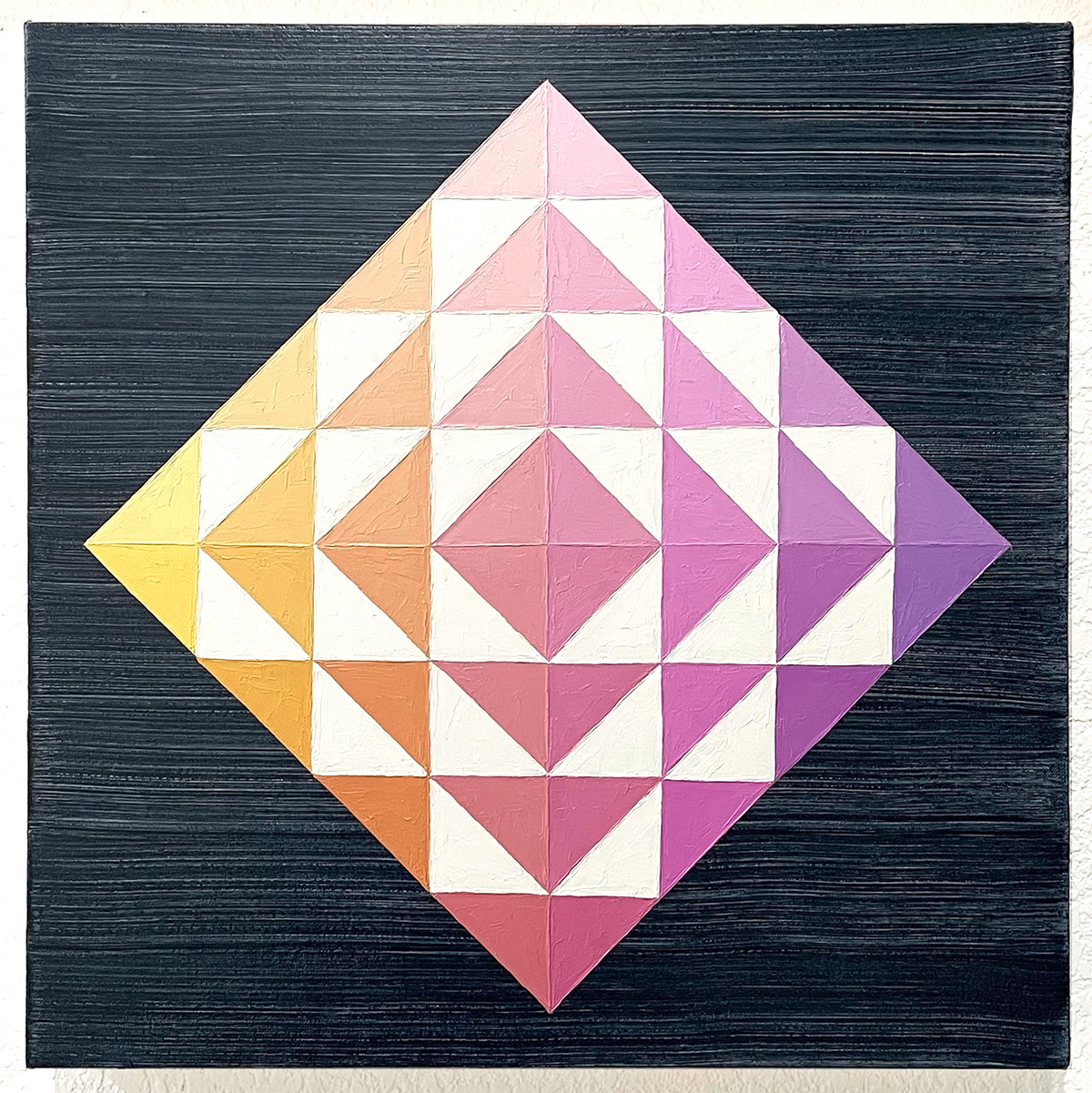 Flying Birds, 2020, 18 x 18 inches, oil on canvas