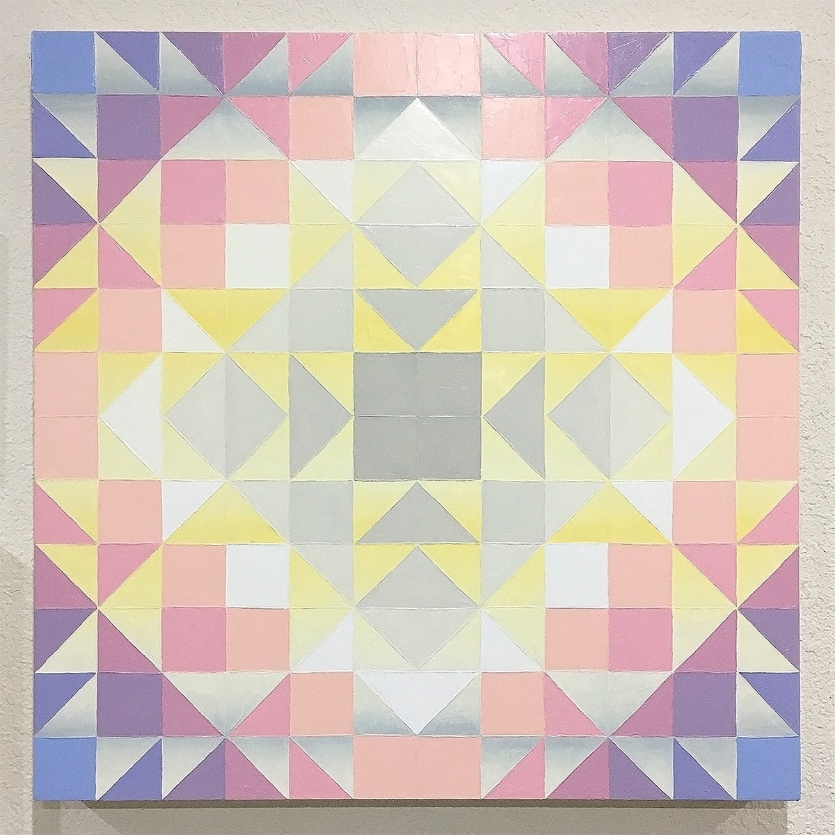 Blanket No. 2, 2020, 24 x 24 inches, oil on canvas