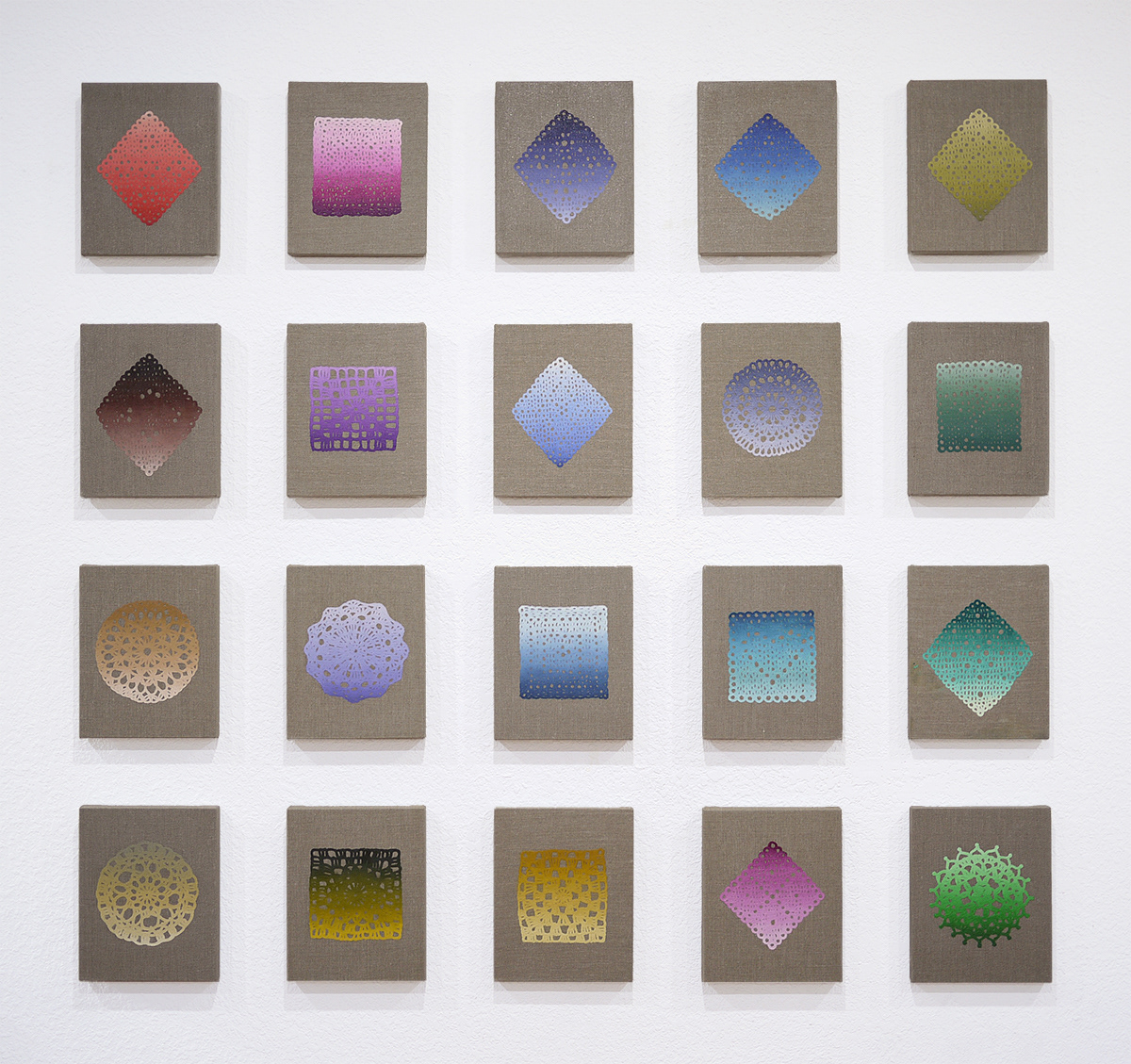 Effektgarn (20-Up), 2016, 8 x 10 inches, oil on linen