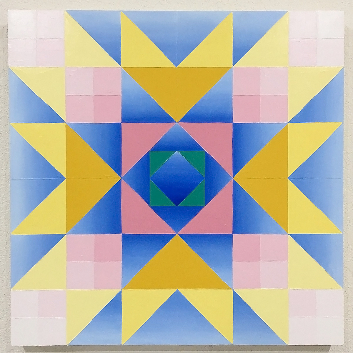 Stacked Squares, 2020, 24 x 24 inches, oil on canvas