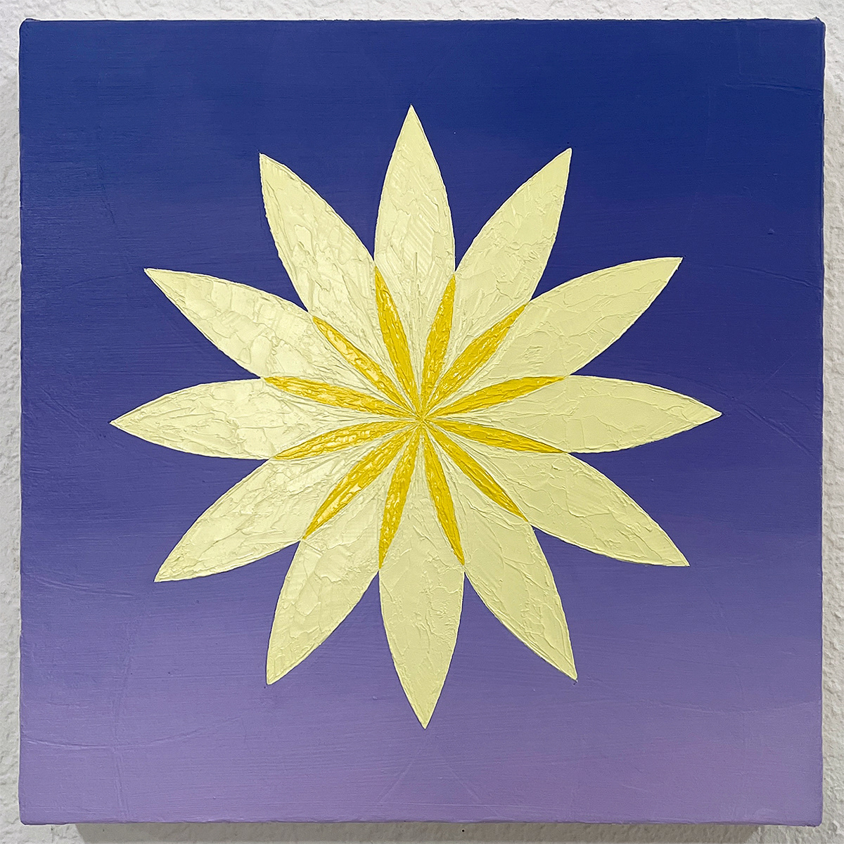 Winter Evening Star, 2022, 12 x 12 inches, oil on canvas