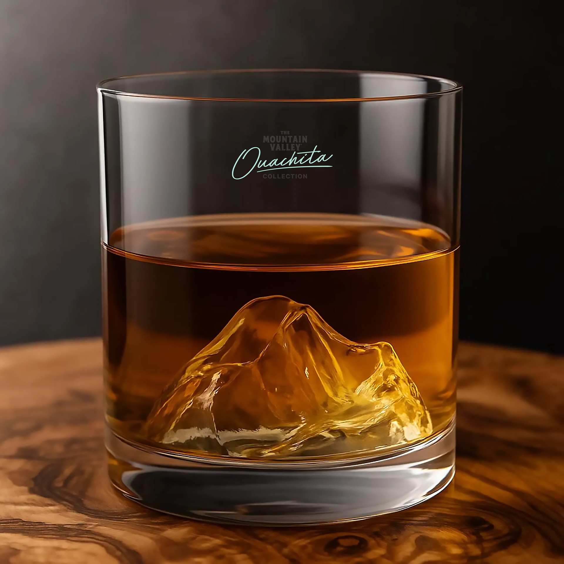 The Mountain Valley Whiskey Glass