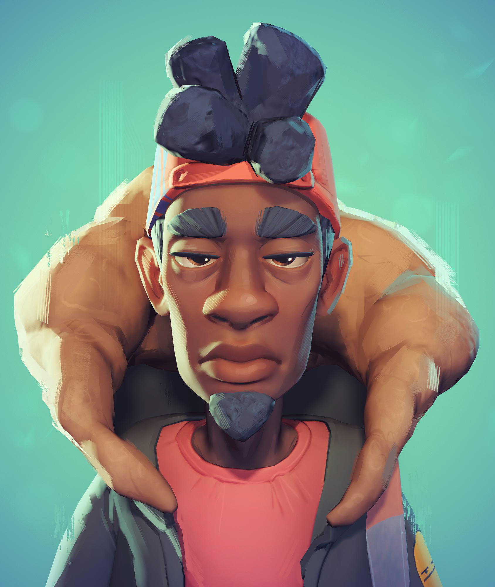 personal work - 3D based on concept by Terence Maluleke  
