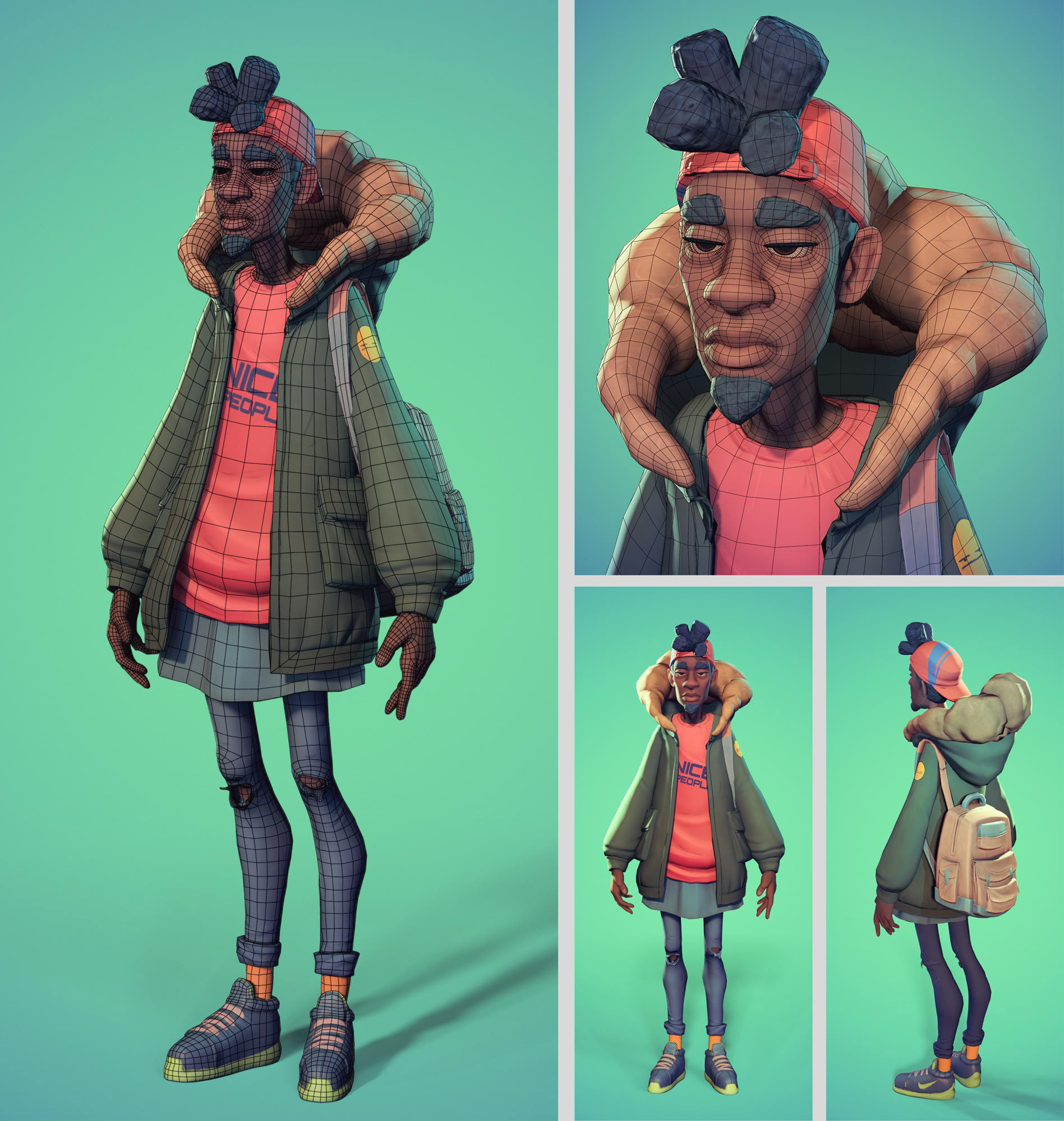 personal work - 3D based on concept by Terence Maluleke