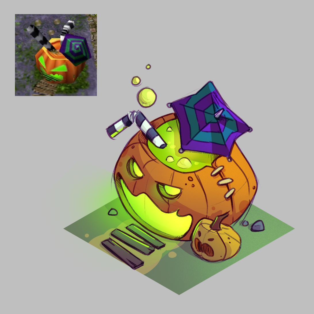 Personal prokect- Theme Park World assets redesign