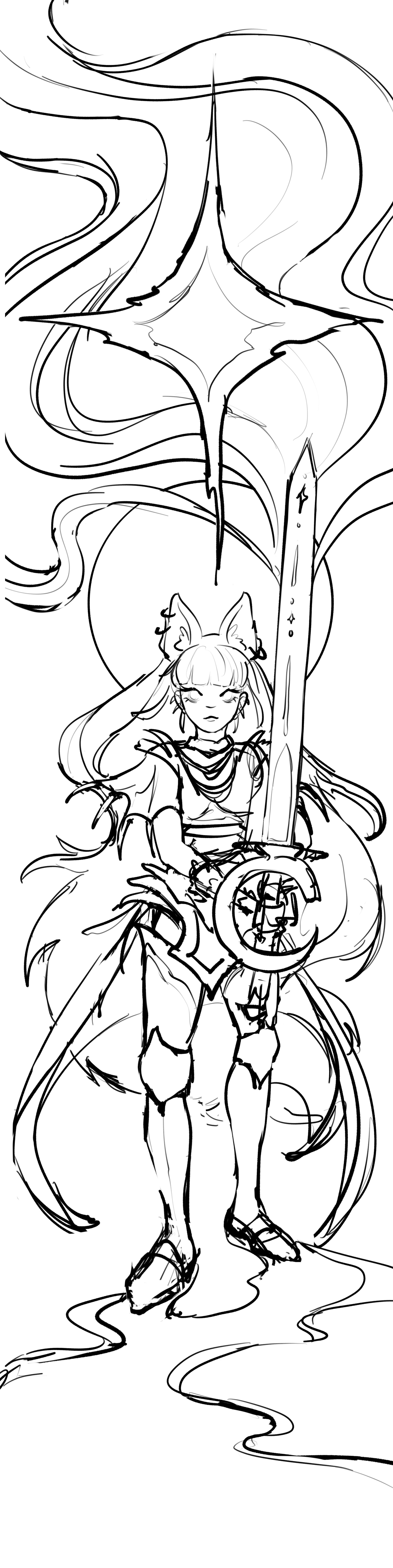 Line Art, Procreate