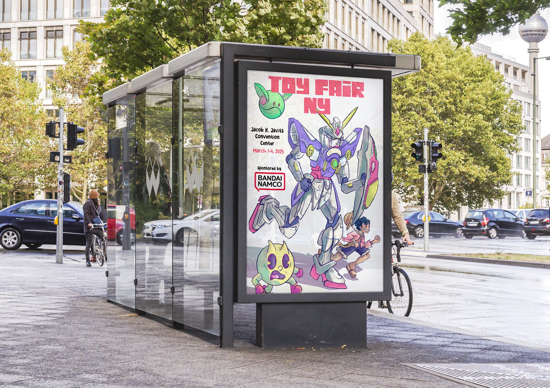 Street advertisement mockup